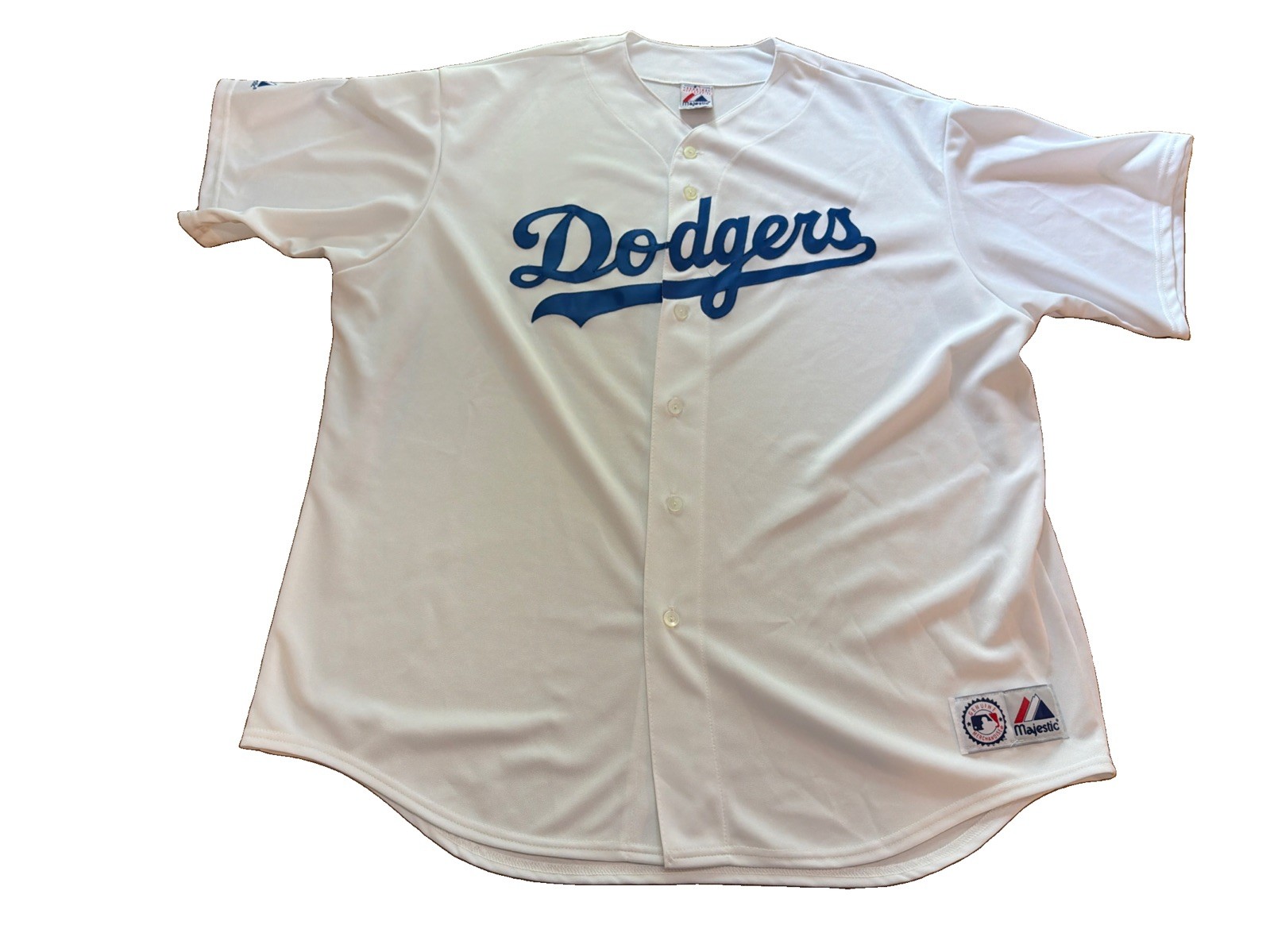Los Angeles Dodgers Majestic Authentic Jersey White Size Adult 3XL MLB Los Angeles Dodgers Majestic Authentic Jersey White Size Adult 3XL MLB