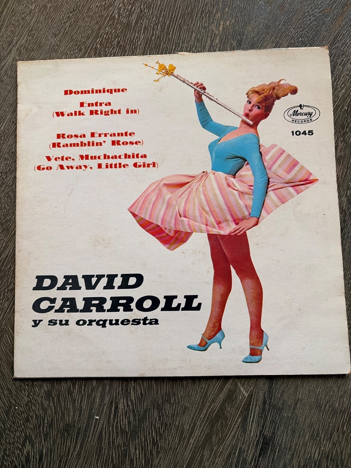 Vintage 1963 David Carroll y su orquesta 45, VG Vintage 1963 David Carroll y su orquesta 45, VG