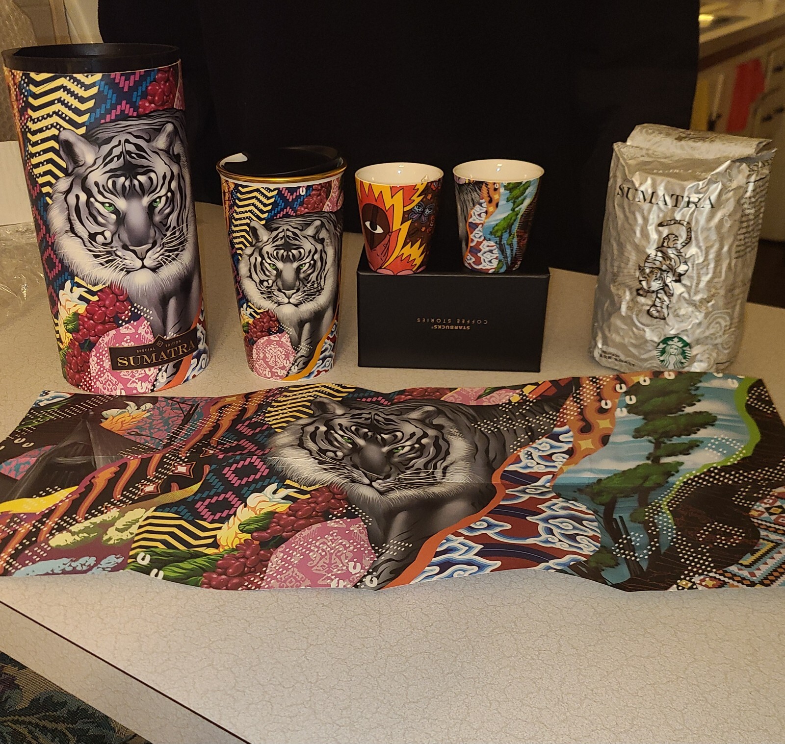 Two 2018 Starbucks Tristan Eaton sets in mint condition $125. each Two 2018 Starbucks Tristan Eaton sets in mint condition $125. each