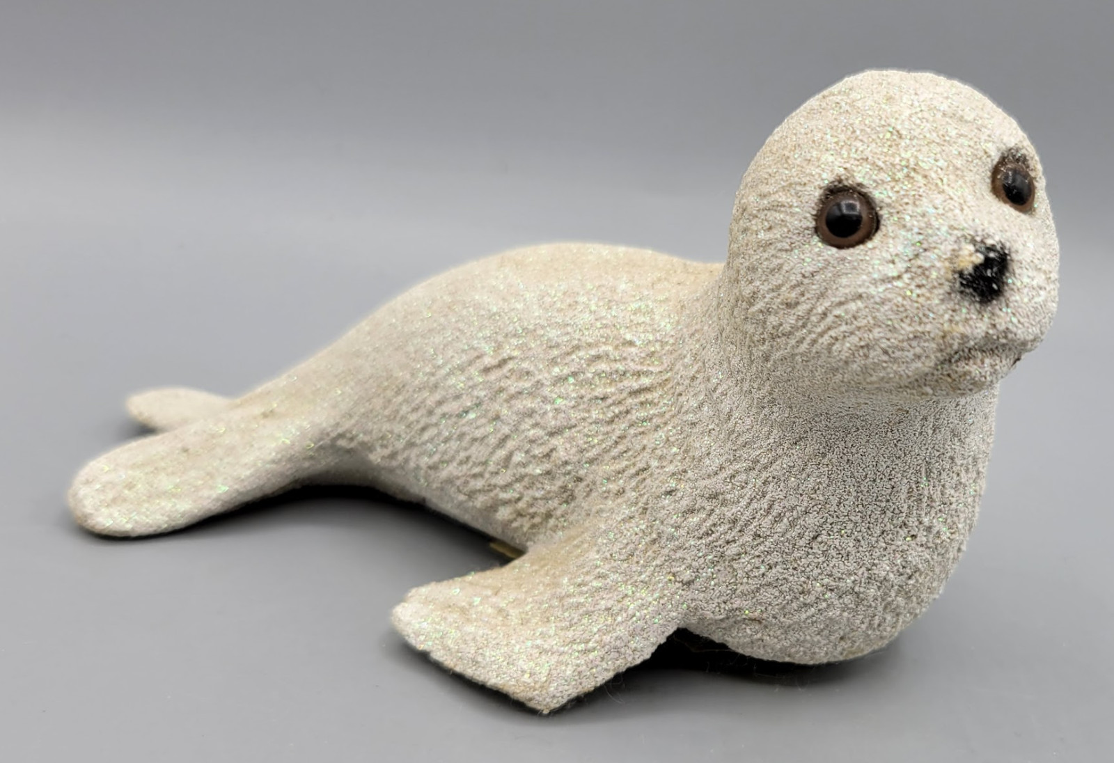 Vintage Sand Sculpture Baby Seal Art Animal Figurine by Florida Sand Sculptures Vintage Sand Sculpture Baby Seal Art Animal Figurine by Florida Sand Sculptures