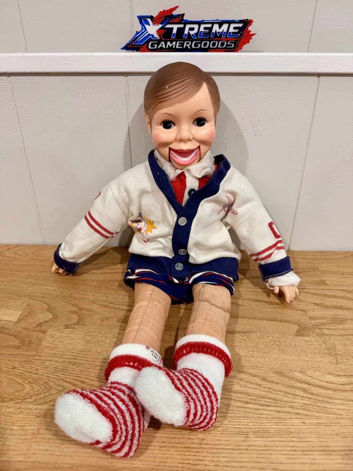 Vintage Willie Talk Ventriloquist Doll Dummy W/String Non working - 
