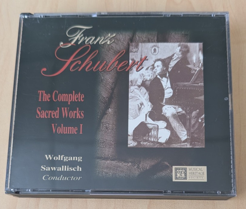 Schubert Complete Sacred Works Sawallisch Vol 1  4 CD Set Musical Heritage VG