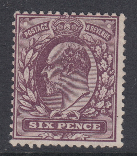 VAR303 6d Deep Plum M36 (2) in very fine and fresh very lightly mounted mint .