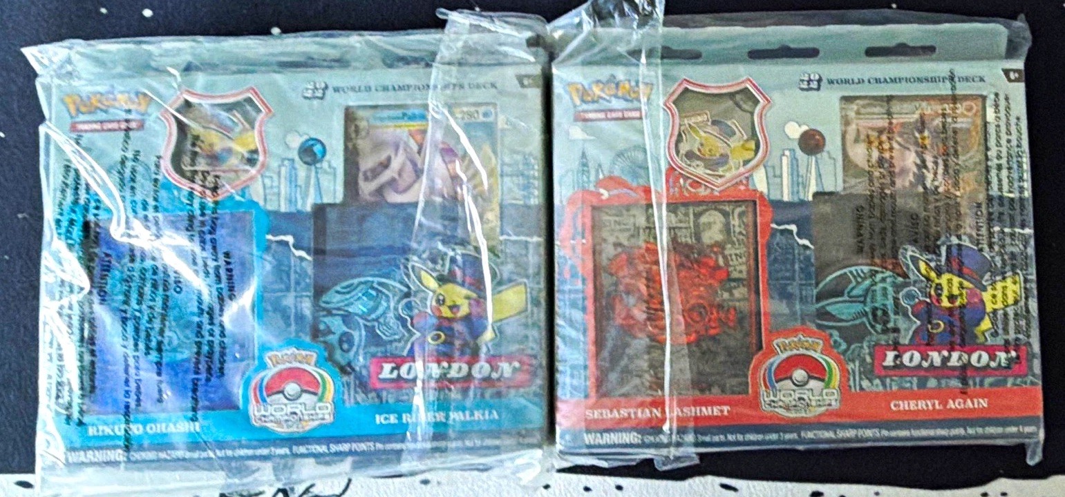 Pokémon World Championship 2022 London lot of 2 Pokémon World Championship 2022 London lot of 2