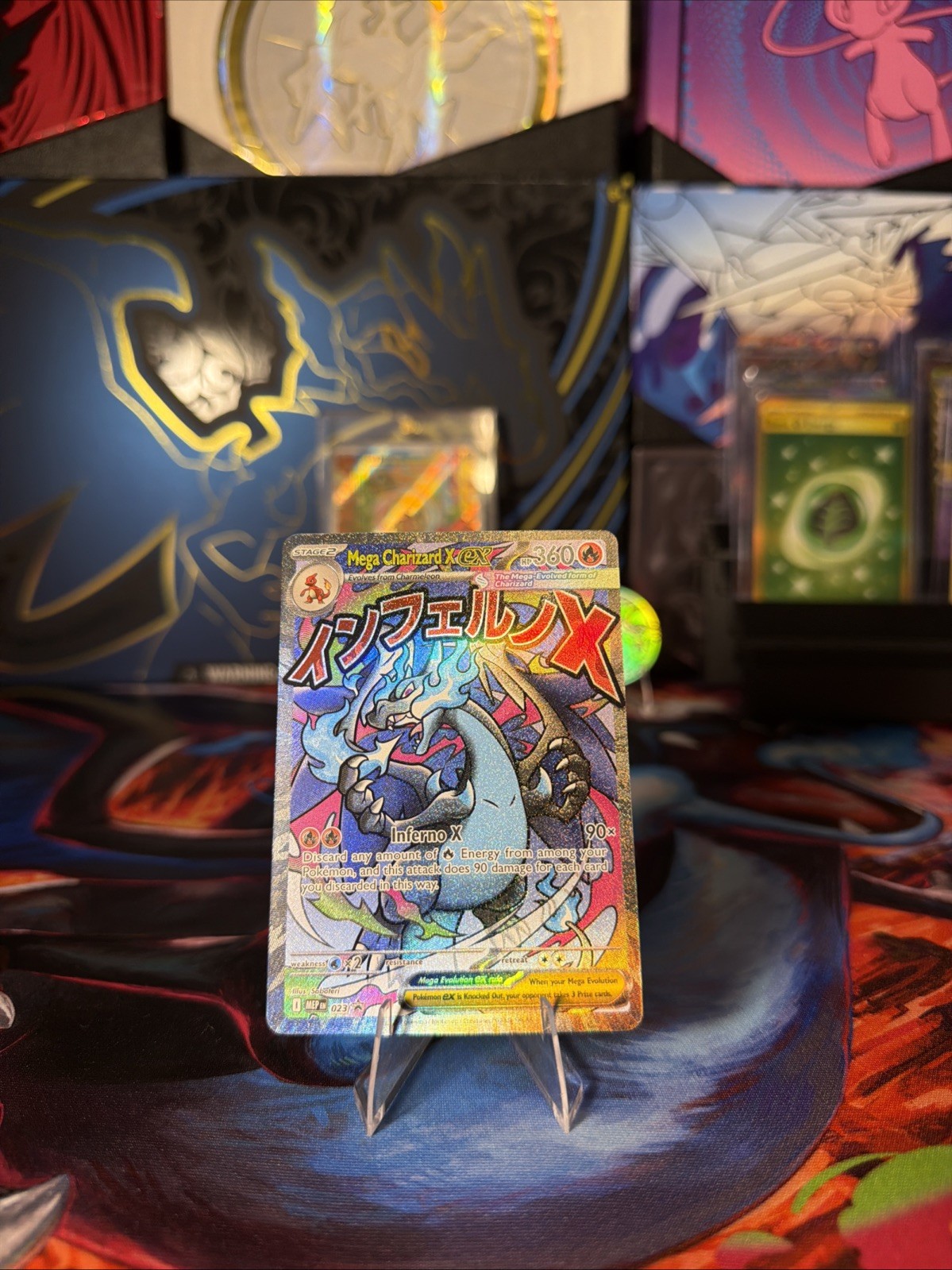 Mega Charizard X ex 023 Me: Mega Evolution Promo Holo Mega Charizard X ex 023 Me: Mega Evolution Promo Holo