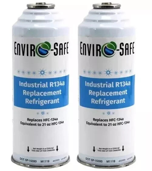 R 134a Refrigerant Replacement Cans- Coldest Refrigerant for Auto - 2 Pack R 134a Refrigerant Replacement Cans- Coldest Refrigerant for Auto - 2 Pack