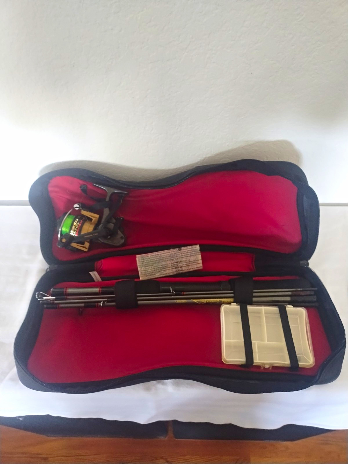 Mitchell Outback Pro Travel Spinning Rod & 410UL Reel Combo 5pc w/ Case 5\'7\ Mitchell Outback Pro Travel Spinning Rod & 410UL Reel Combo 5pc w/ Case 5\'7\