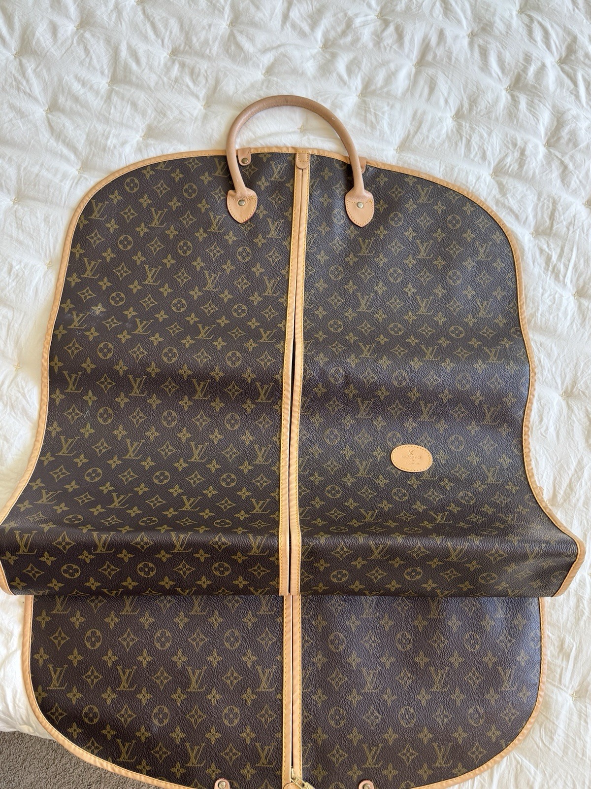 Vintage Brown Monogram Garment Bag Vintage Brown Monogram Garment Bag