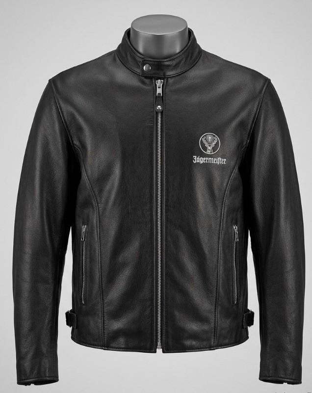 Vintage Jagermeister Black Leather Motorcycle Biker Jacket Mens Size XXL Rare Vintage Jagermeister Black Leather Motorcycle Biker Jacket Mens Size XXL Rare