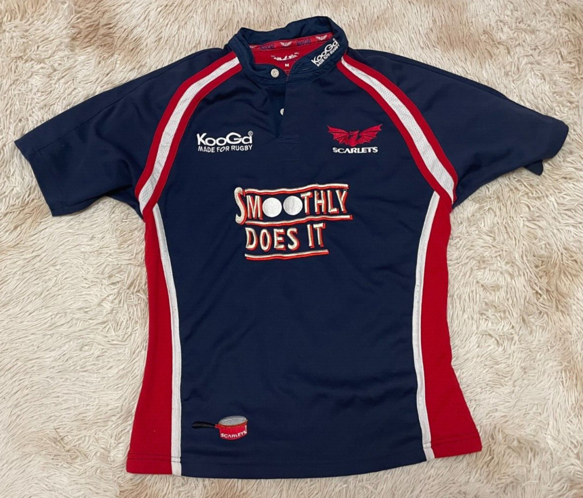 Scarlets 2005 - 2006 Away Rugby Union Shirt Kooga Size M