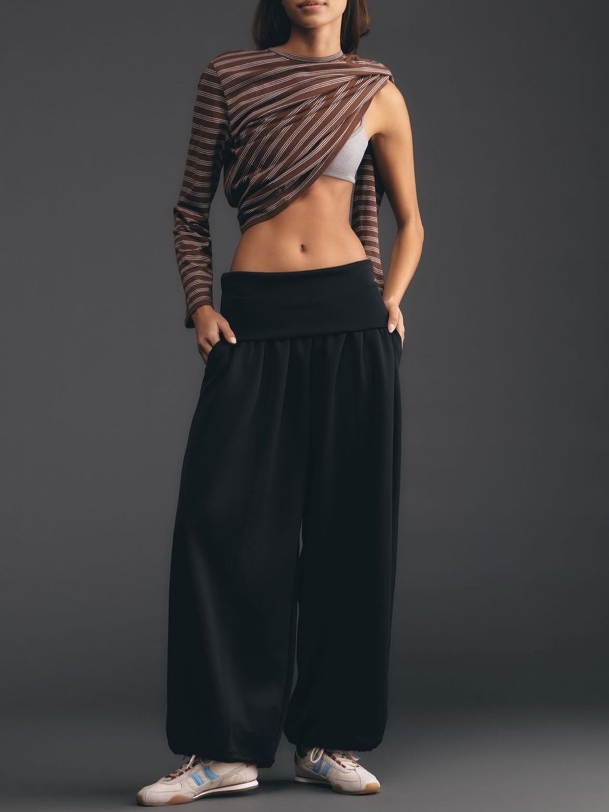 ·Anthropologie· Daily Practice Black Foldover Balloon Pants ·Anthropologie· Daily Practice Black Foldover Balloon Pants
