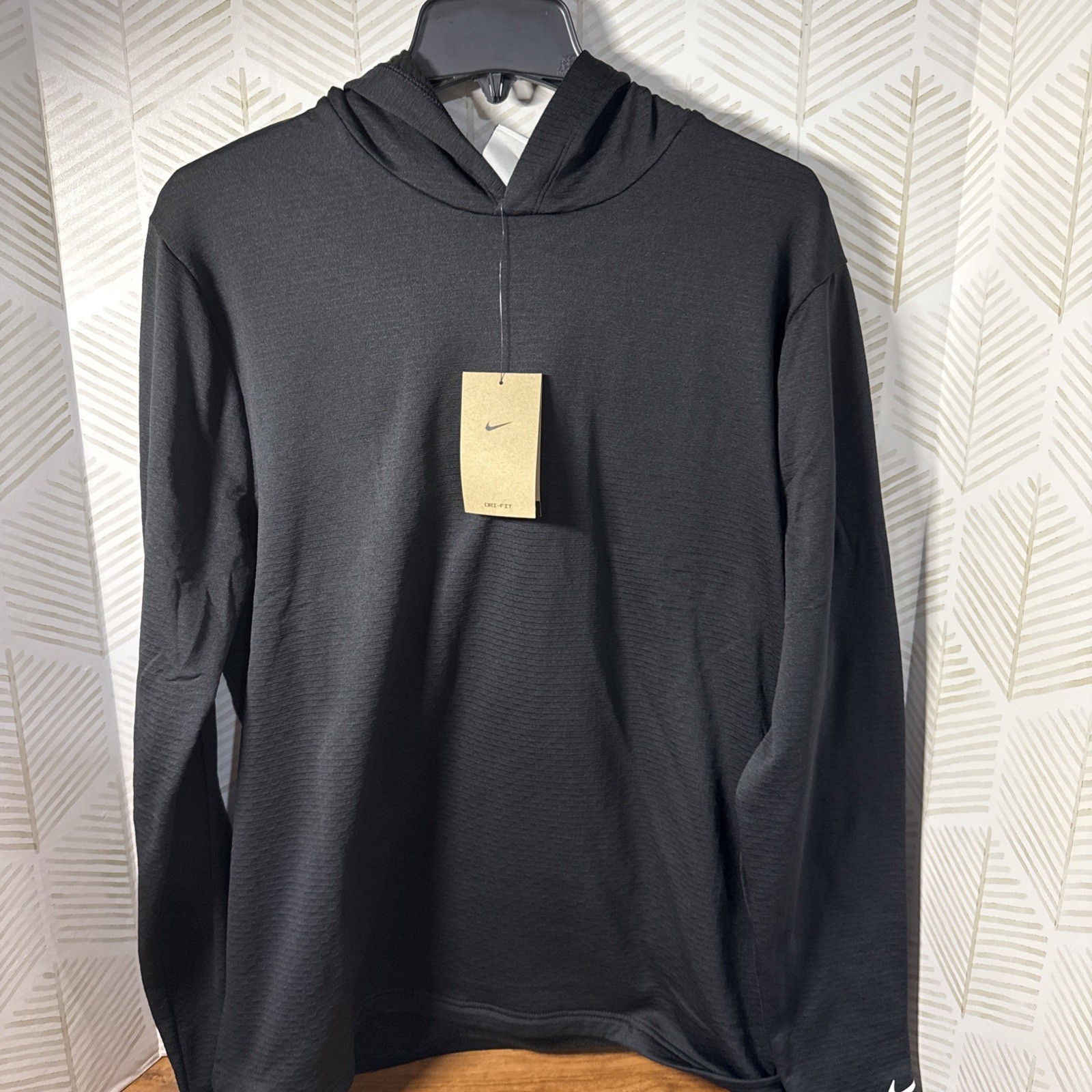 Nike Tour Dri-FIT Lightweight Golf Hoodie - Black | Men\'s Large [HM5820-010]