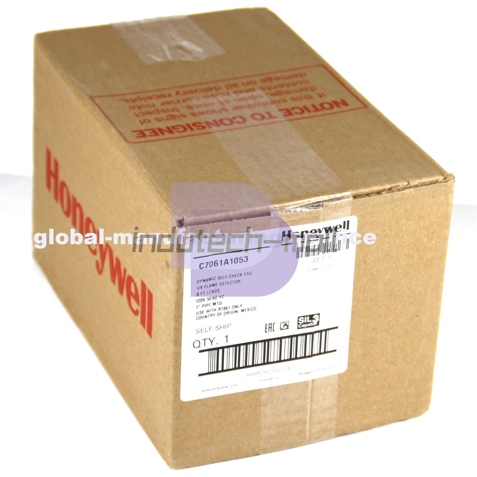 1PCS Honeywell C7061A1053 UV Flame Detector Replace C7061A1012 NEW