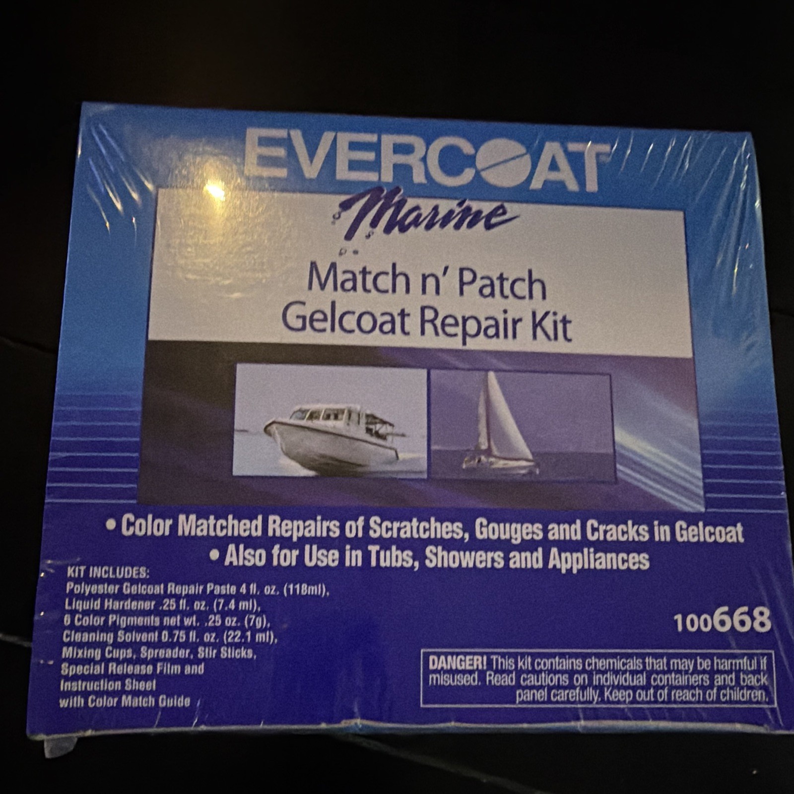 Evercoat Marine Match n’ Patch Gelcoat Repair Kit