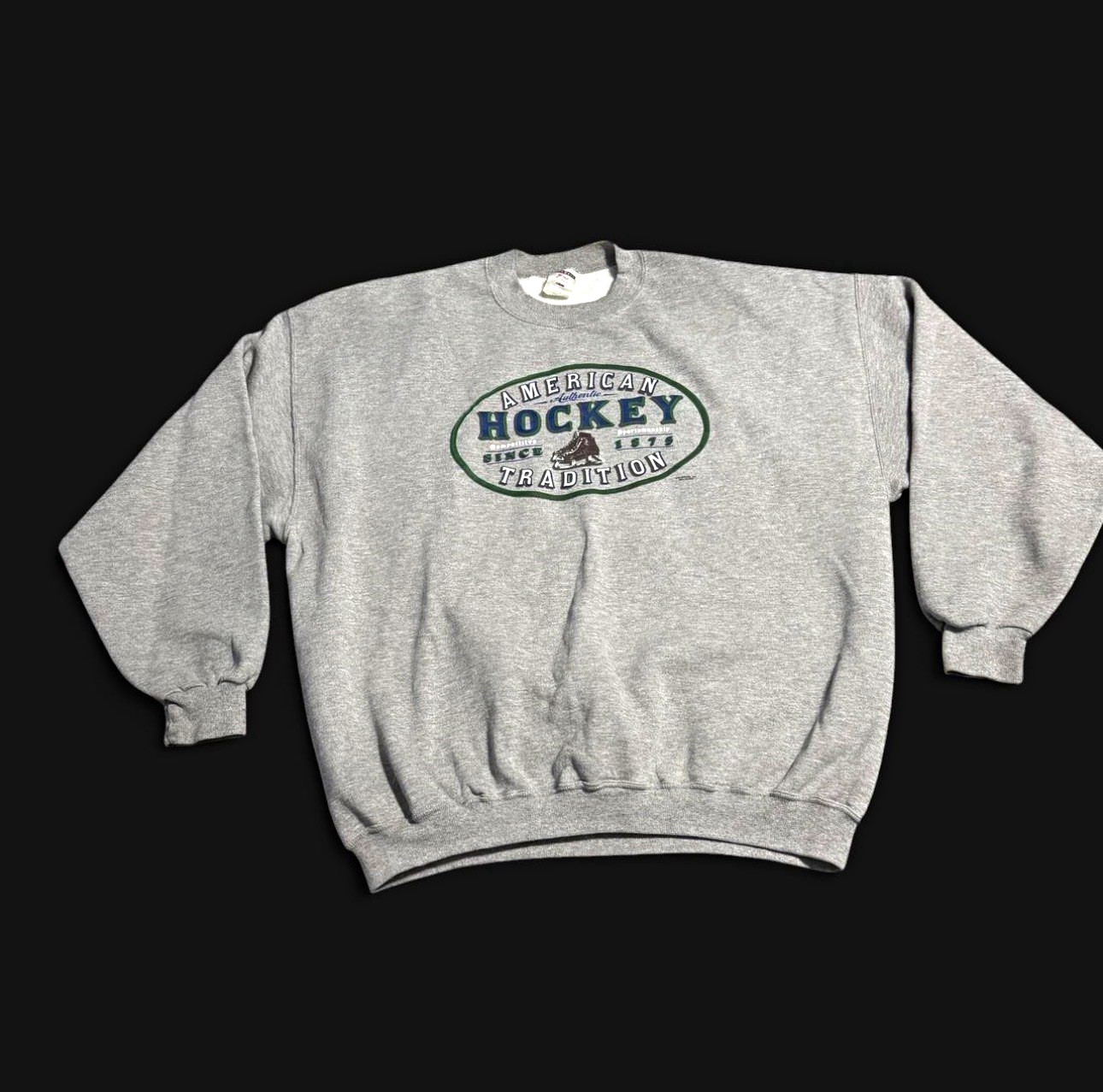 Vintage Jerzees Super Sweats American Hockey Tradition Crewneck Sweatshirt 2XL Vintage Jerzees Super Sweats American Hockey Tradition Crewneck Sweatshirt 2XL