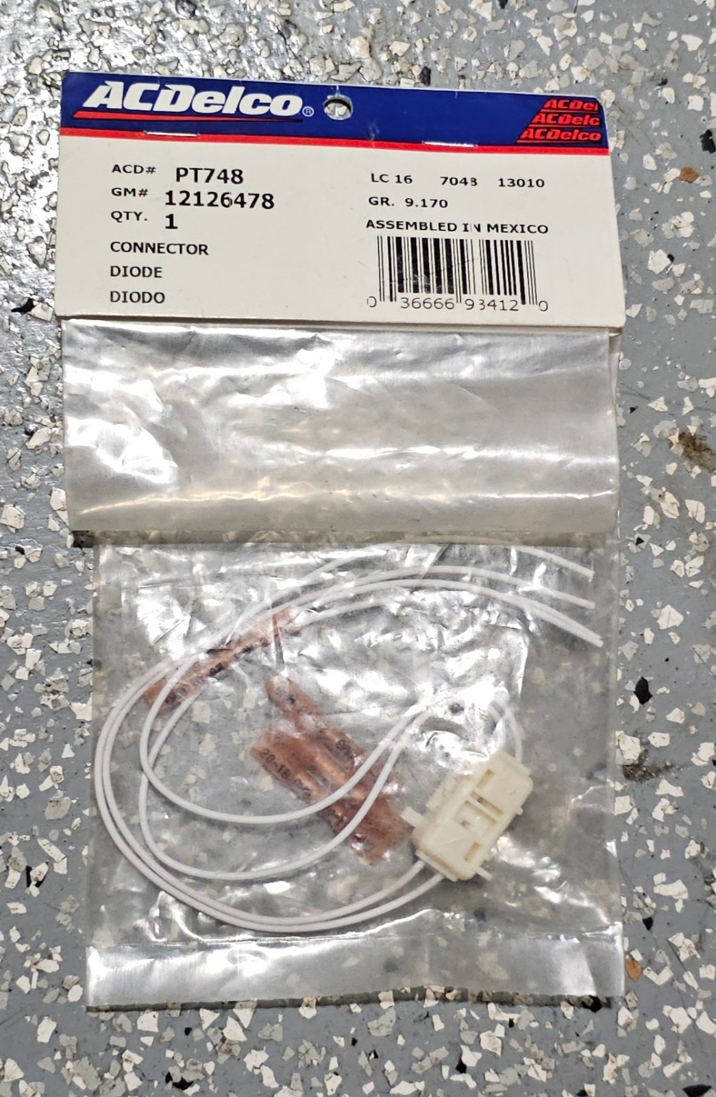 ACDelco A/C Compressor Clutch Diode for GM Cars 90s-2000s (See Fitment)