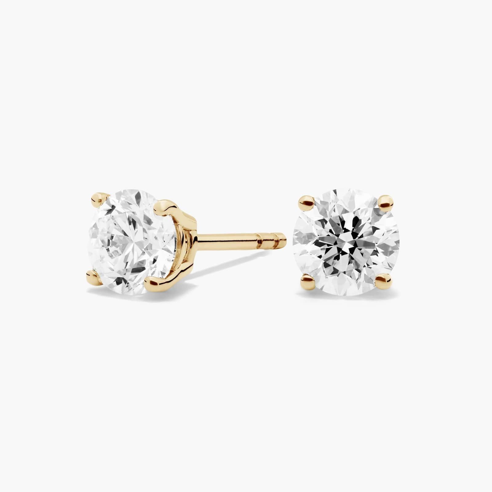 0.25-2.00ctw Round Cut EF/VS-VVS Lab Grown Diamond Solitaire Stud Earrings. 0.25-2.00ctw Round Cut EF/VS-VVS Lab Grown Diamond Solitaire Stud Earrings.