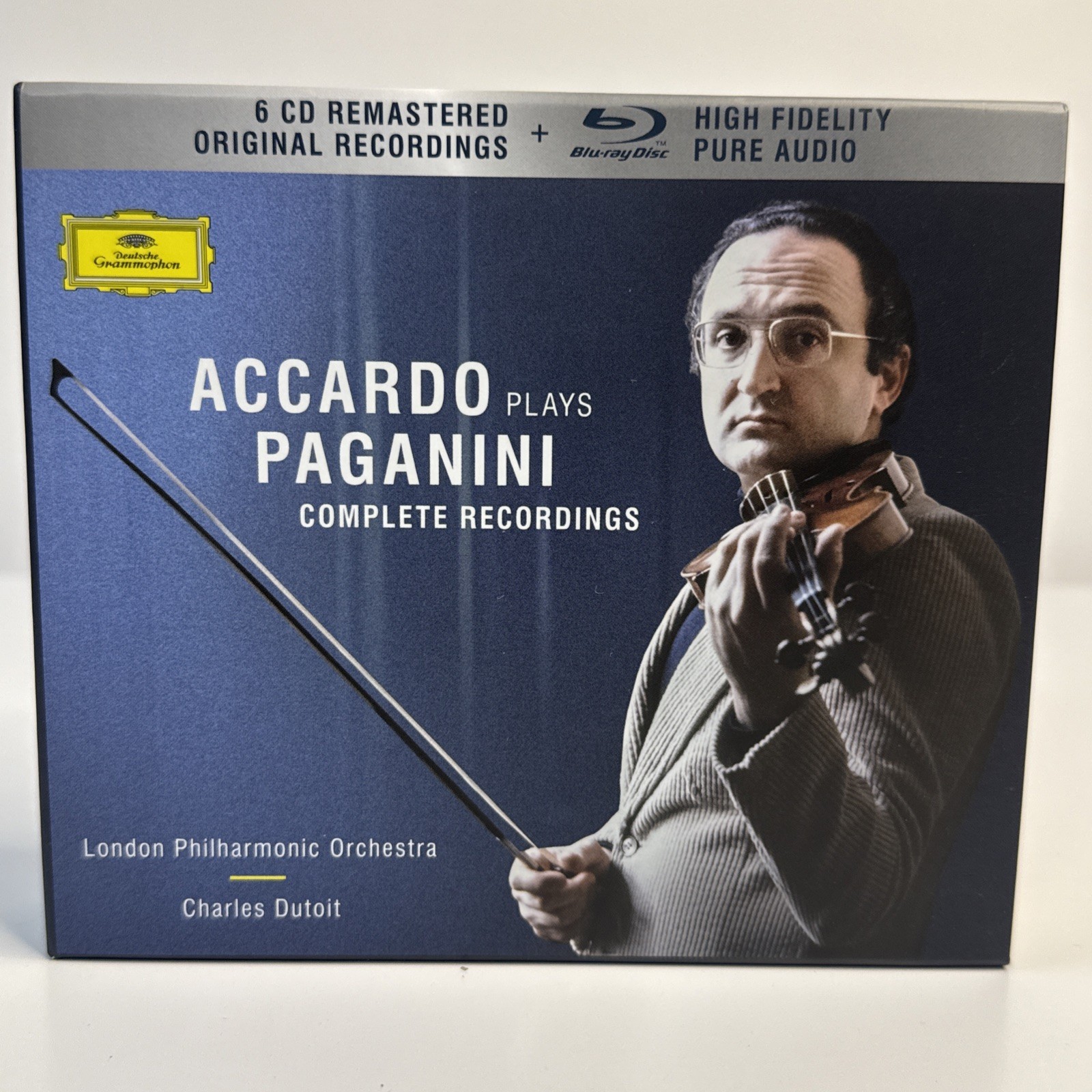ACCARDO plays PAGANINI - Complete Recordings; Charles Dutoit 6 CDs & Bluray