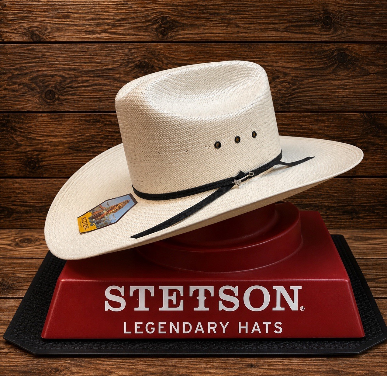 STETSON RANCHER 10X STRAW COWBOY Hat  -Made in USA