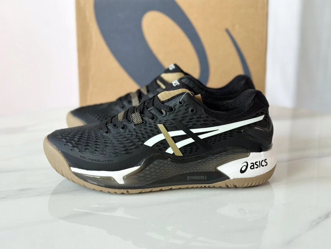 Men's Comfort Shoes Asics Gel Resolution 9 black Men's Comfort Shoes Asics Gel Resolution 9 black