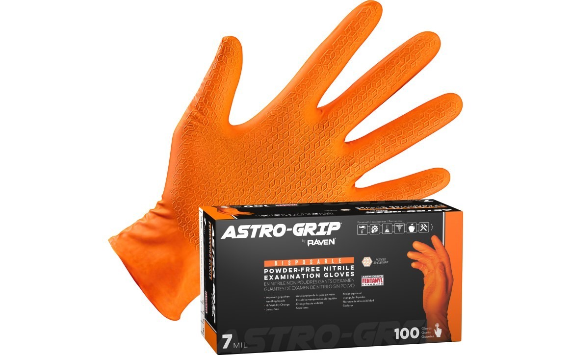 SAS Safety 66473 Astro-Grip® Powder-Free Nitrile Exam Grade Dispble Gloves - L SAS Safety 66473 Astro-Grip® Powder-Free Nitrile Exam Grade Dispble Gloves - L