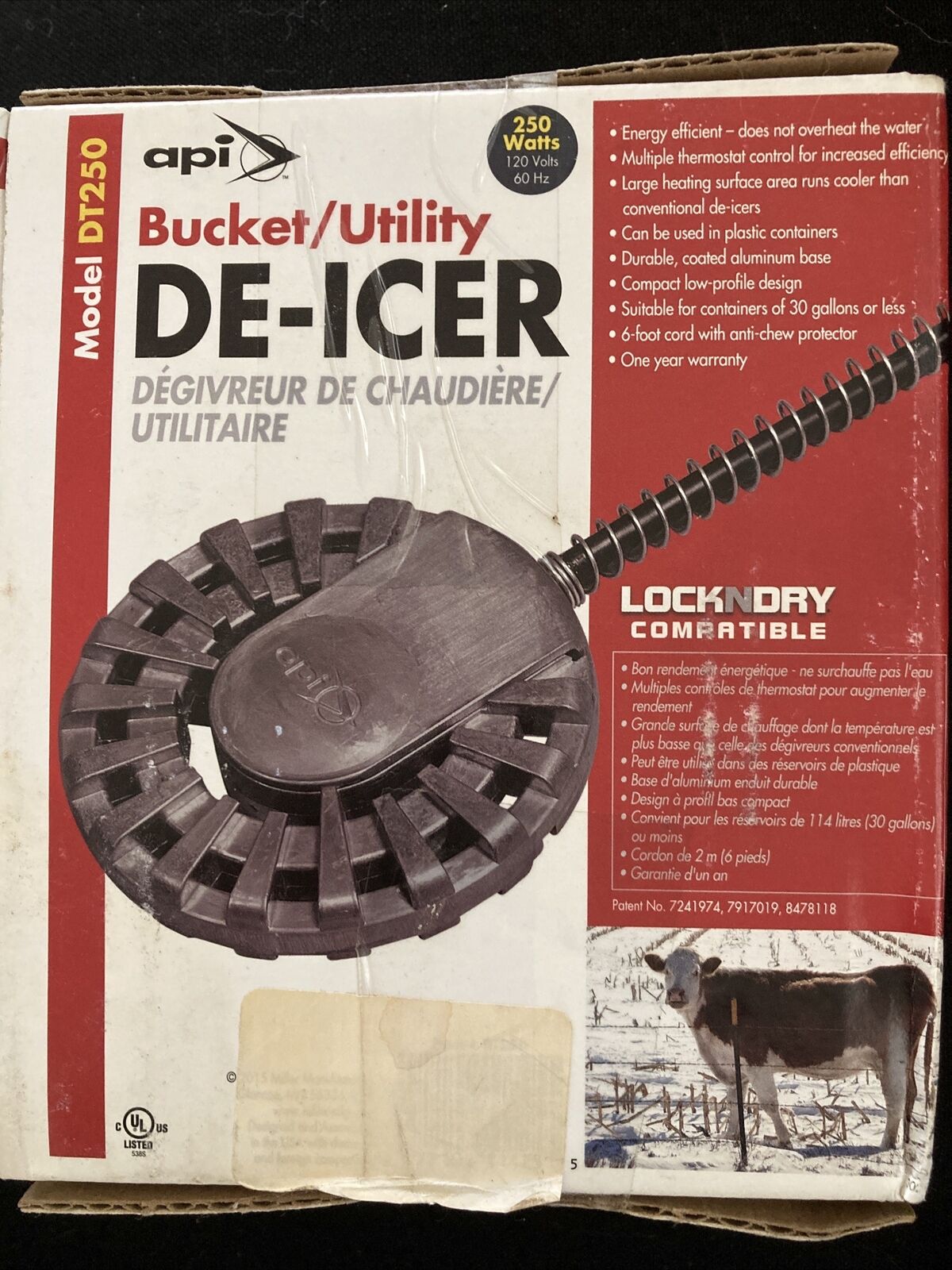 Allied Precision Ind DT250 250-Watt Aluminum Bucket and Utility De-Icer