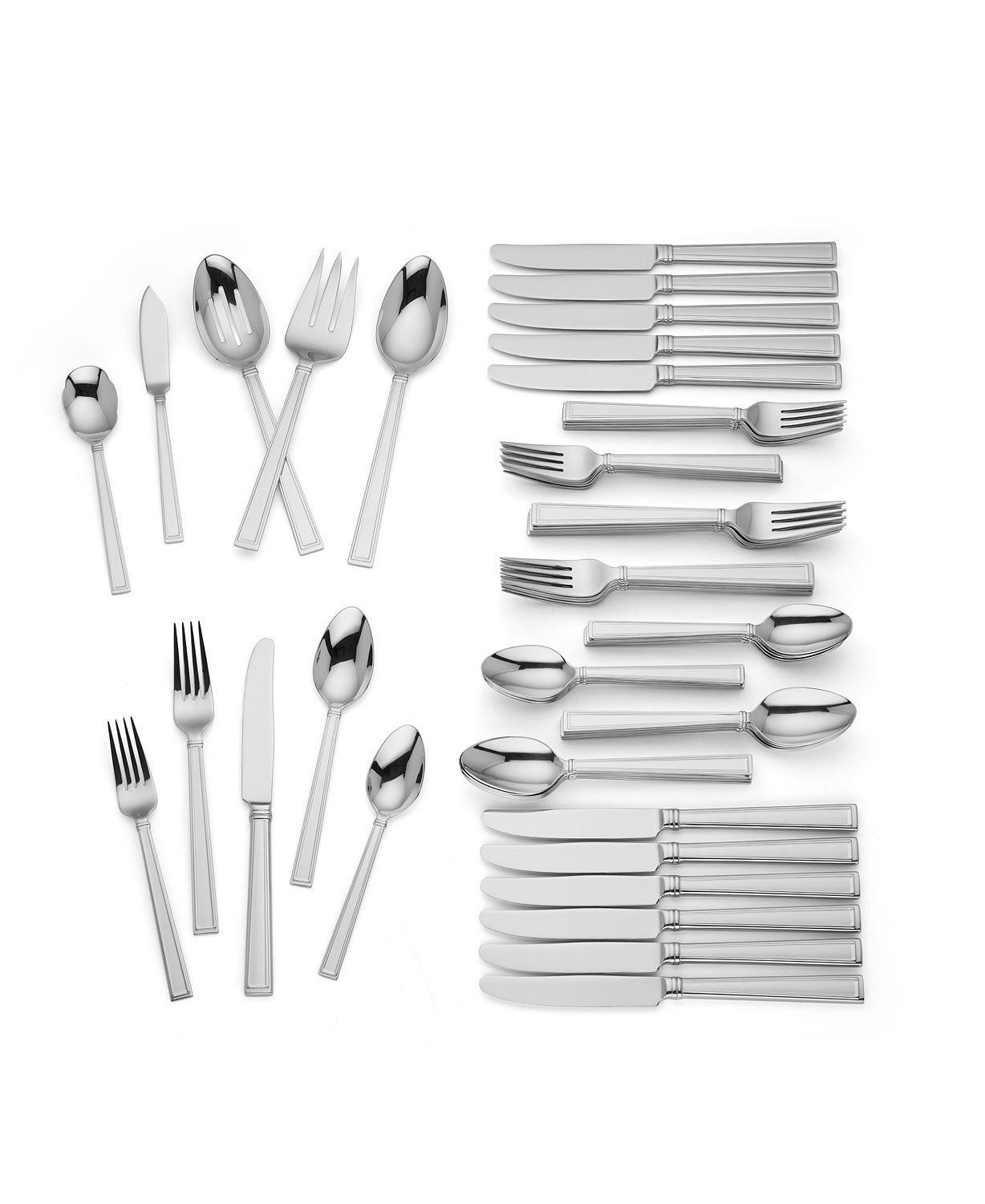 Lenox Bratton 65-Piece Flatware Set - NIB $340