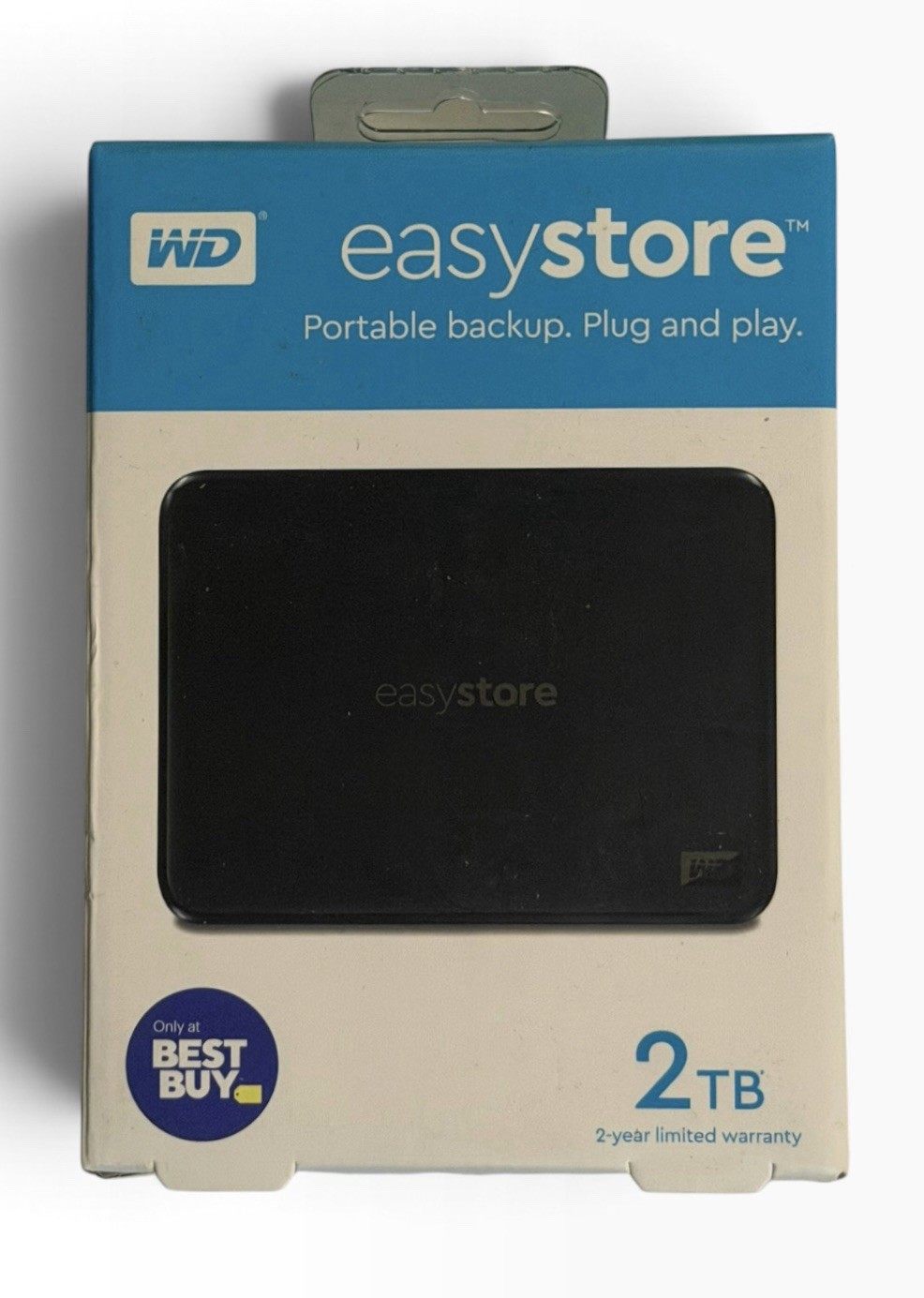 Western Digital Easystore Portable Hard Drive 2TB USB 3.0 Black - New Western Digital Easystore Portable Hard Drive 2TB USB 3.0 Black - New