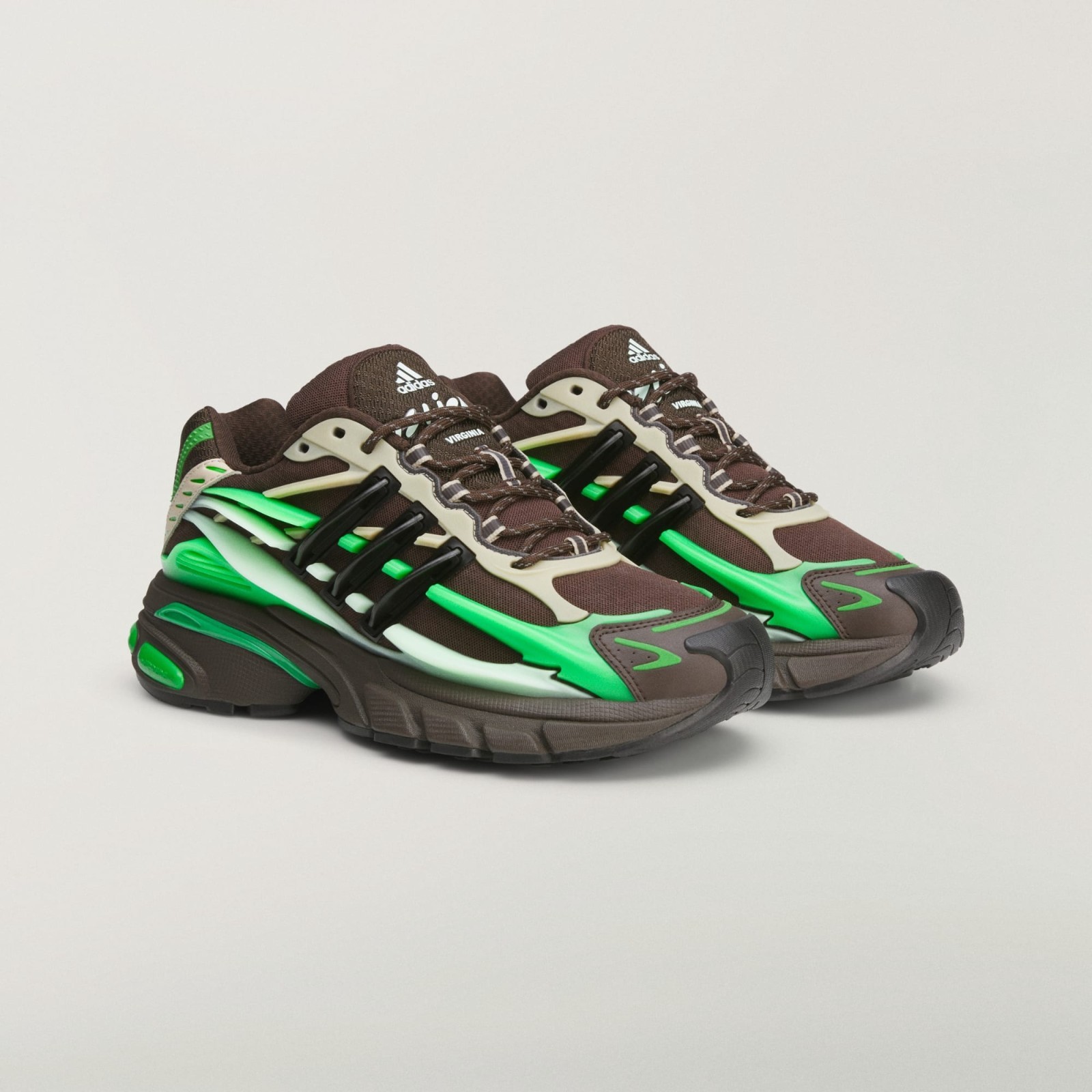 Pharrell x Adidas Adistar Jellyfish KK2888 Brown Green Men Shoes