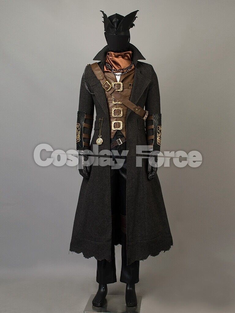 Hot Sale Game Bloodborne The Hunter Cosplay Costume Men Outfits mp003779