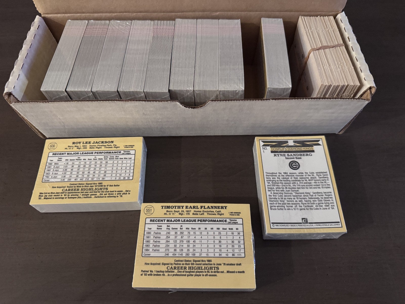 1985 Donruss Baseball Factory Sealed Complete Set Nolan Clemens Puckett Gooden