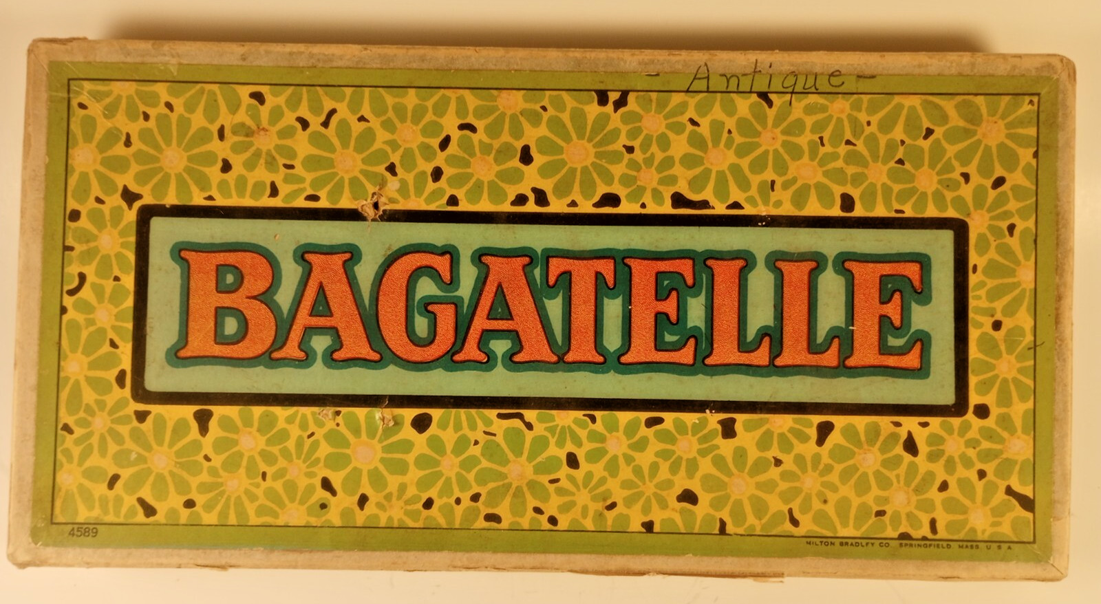 Antique 1910 Milton Bradley Board Game- Bagatelle Catalog No. 4589 Tabletop game Antique 1910 Milton Bradley Board Game- Bagatelle Catalog No. 4589 Tabletop game