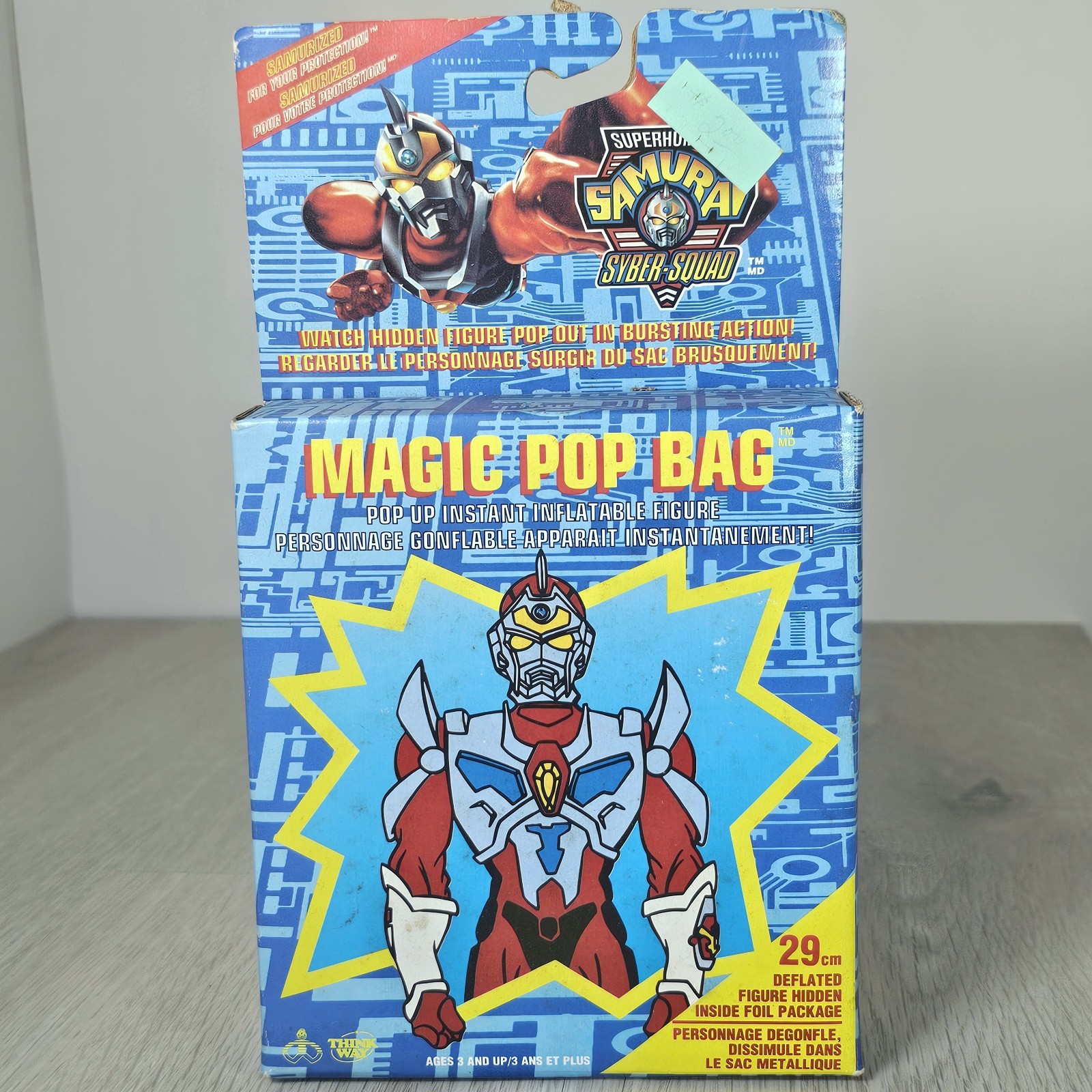 Rare Superhuman Samurai Syber Squad Magic Pop Bag 1993 VTG Unopened Collectible