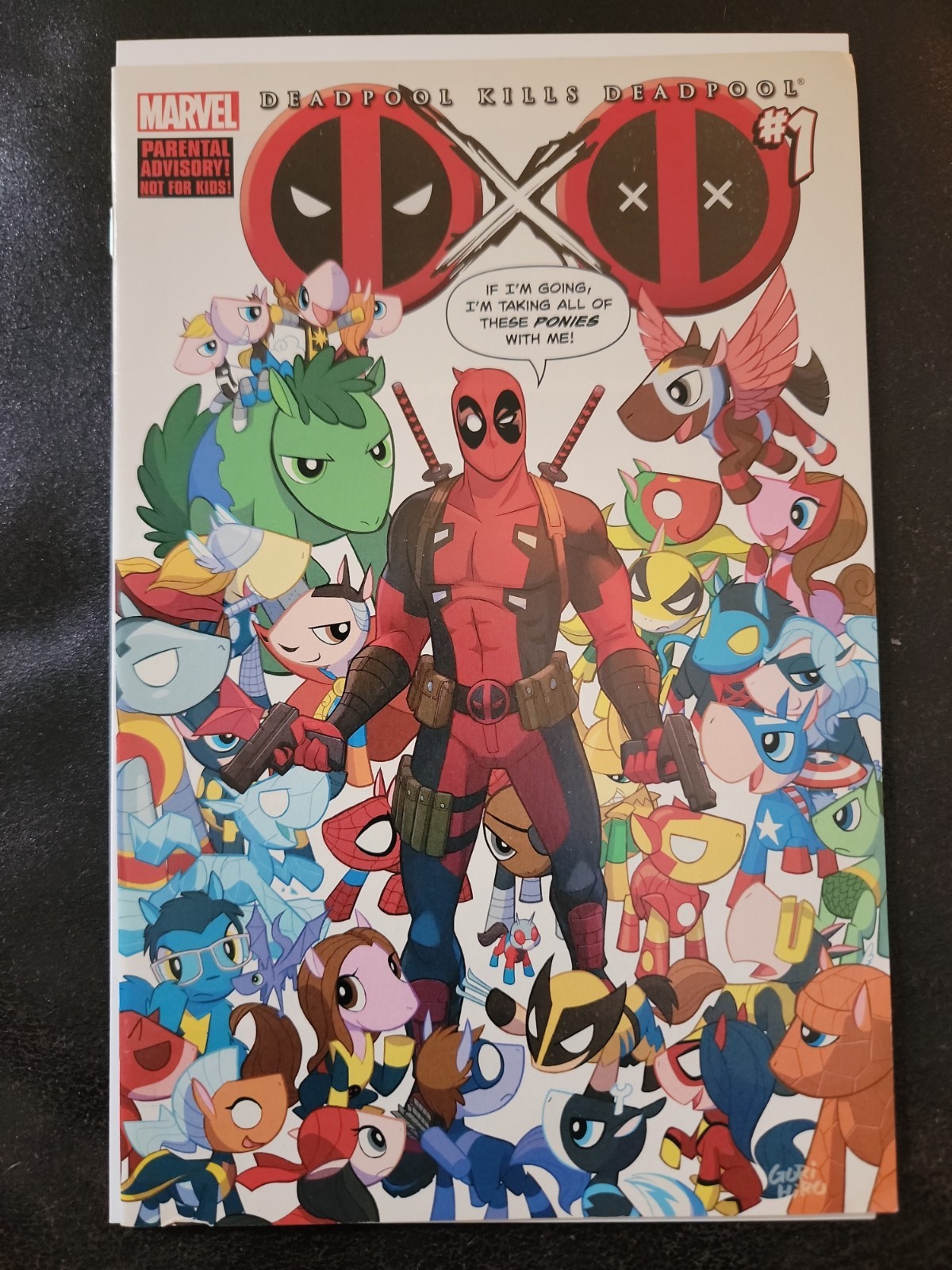 Deadpool Kills Deadpool #1 2013 SDCC My Little Pony Gurihuru Variant Deadpool Kills Deadpool #1 2013 SDCC My Little Pony Gurihuru Variant