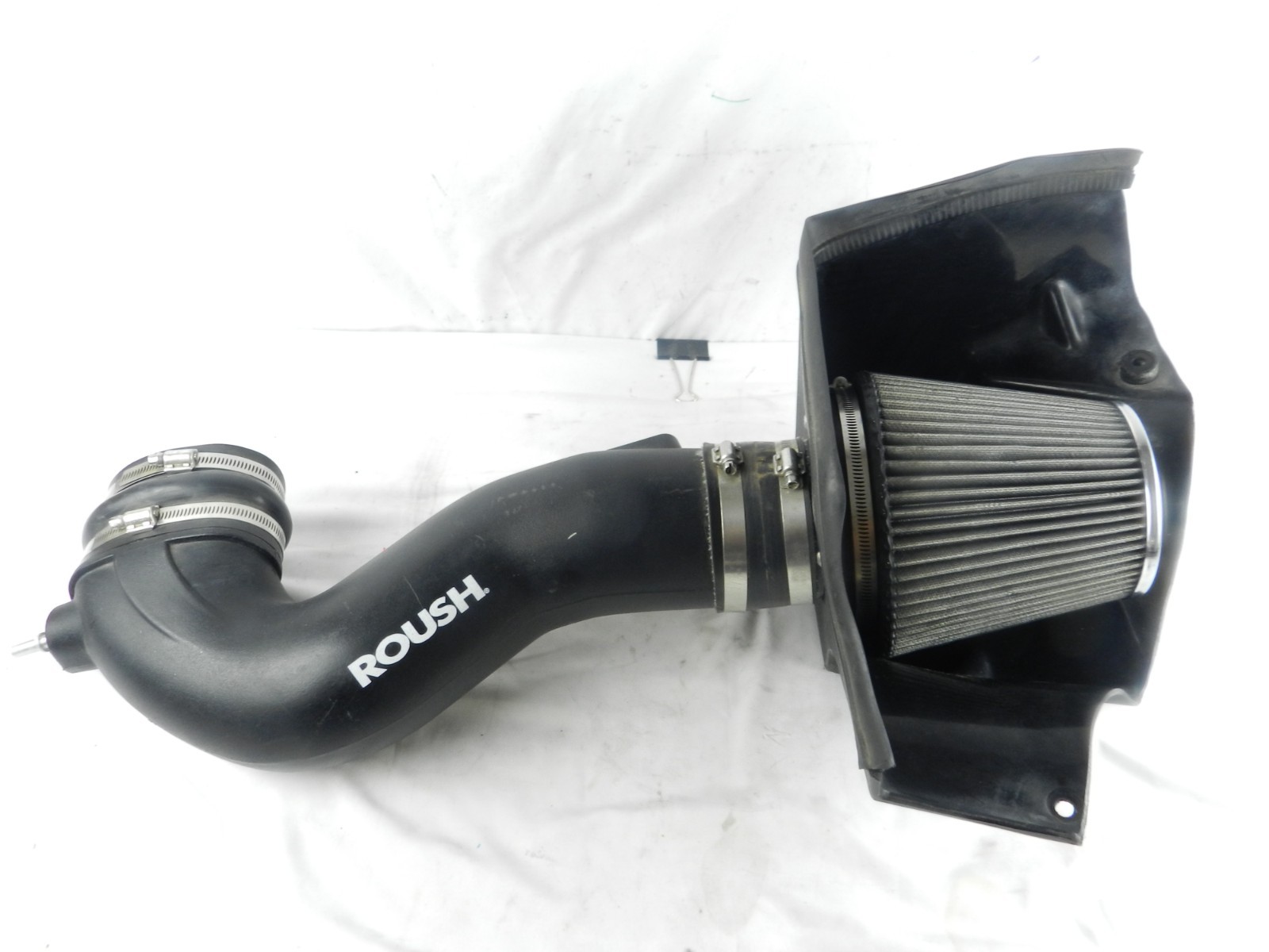 2005-2009 Mustang GT 4.6L V8 Roush Cold Air Intake Silver K&N Filter Used