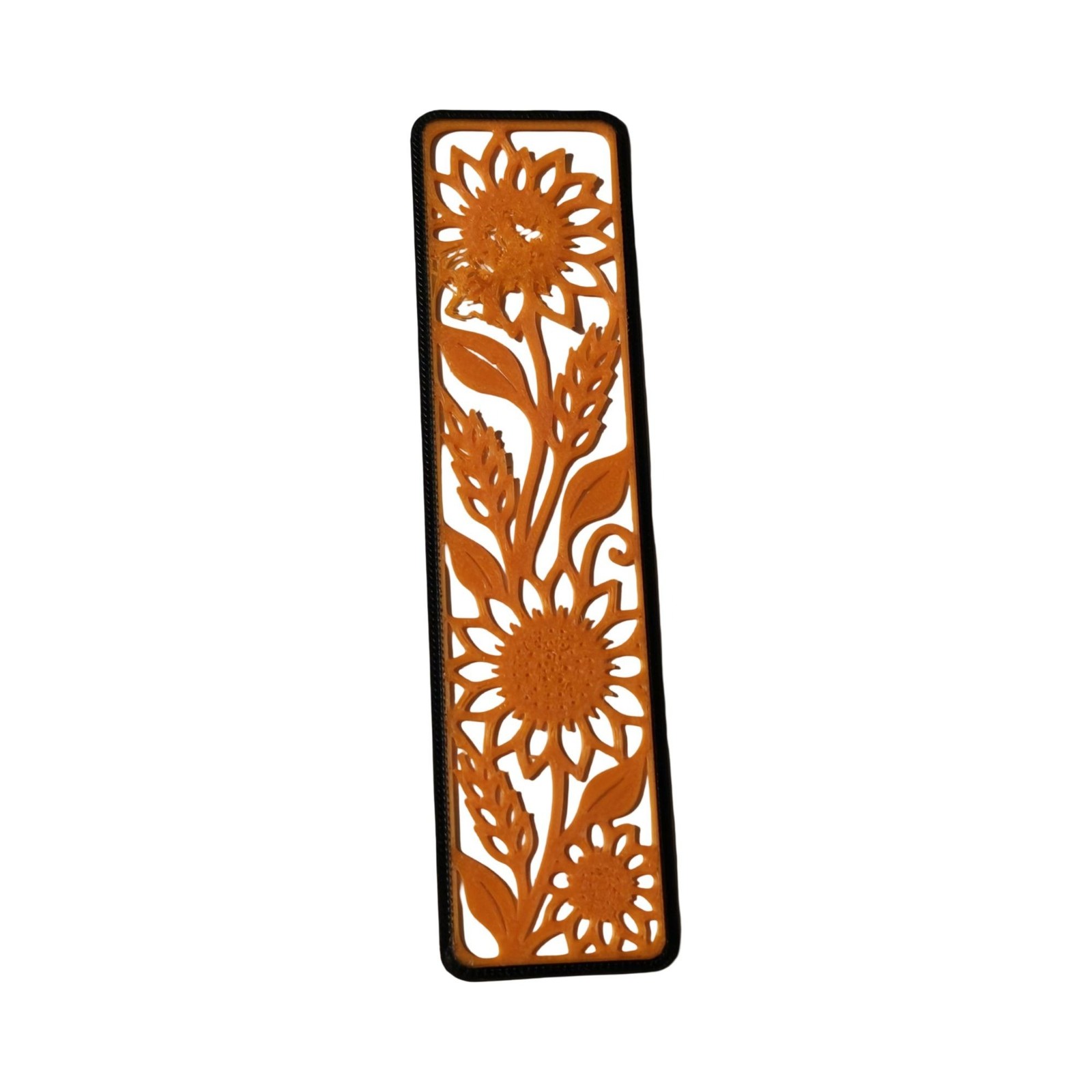Sunflower Design Bookmark Orange & Black 3d Printed The Nurse Flipper Sunflower Design Bookmark Orange & Black 3d Printed The Nurse Flipper
