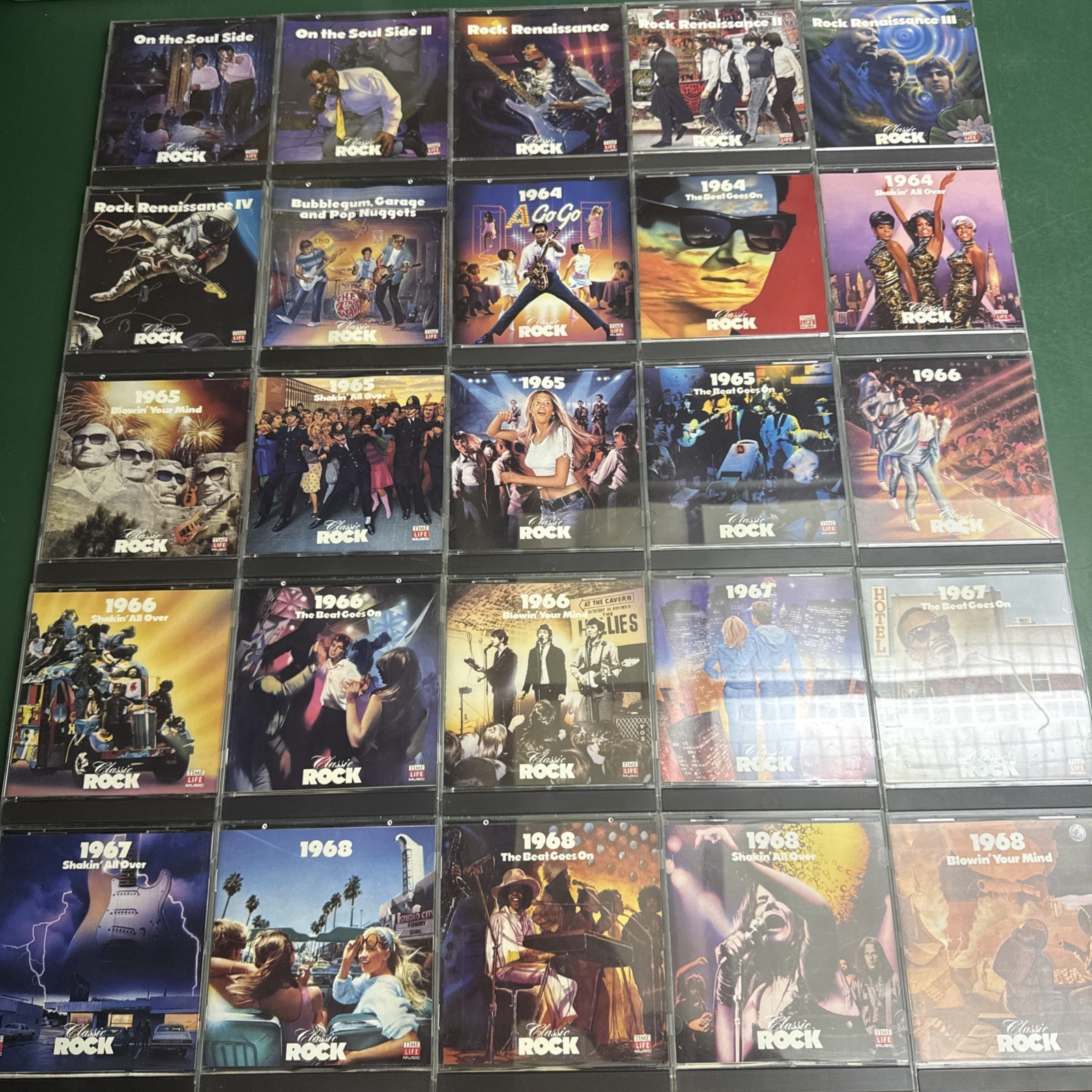 Time Life Classic Rock 26 CD Lot 1964-1969 Rock Renaissance Soul Side CDs 1960’s