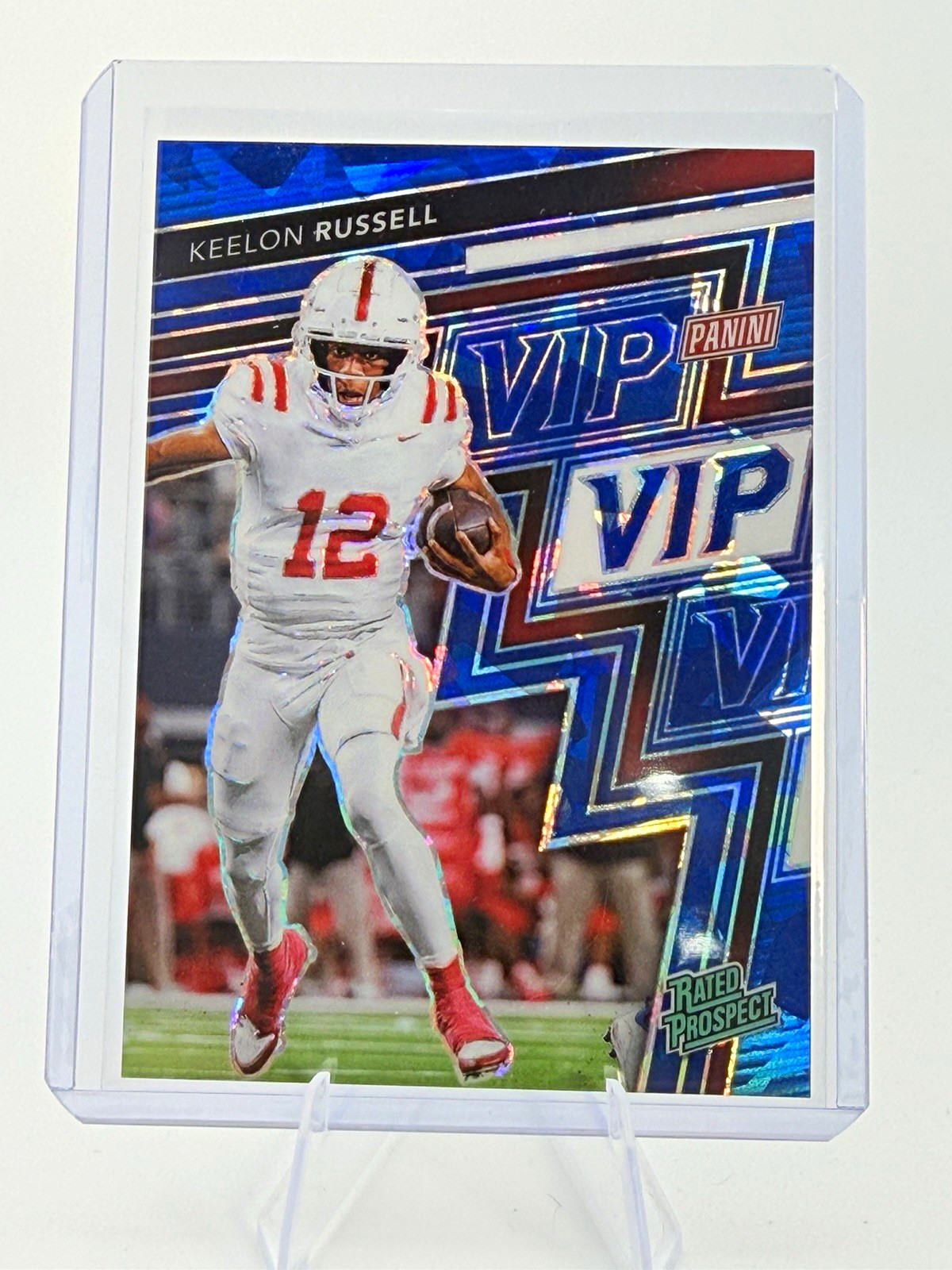 Panini 2025 National VIP Gold Pack Rated Prospects Keelon Russell RP7 /75 RC Panini 2025 National VIP Gold Pack Rated Prospects Keelon Russell RP7 /75 RC