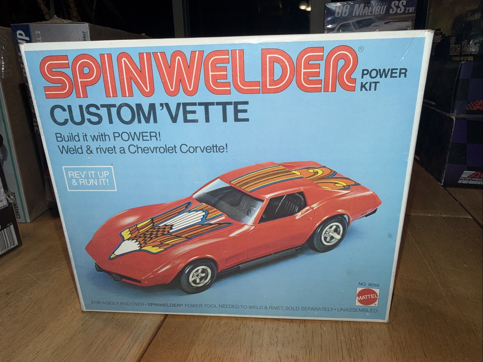 Vintage 1975 Mattel Spinwelder Power Kit custom Vette Factory Sealed Model 9255 Vintage 1975 Mattel Spinwelder Power Kit custom Vette Factory Sealed Model 9255