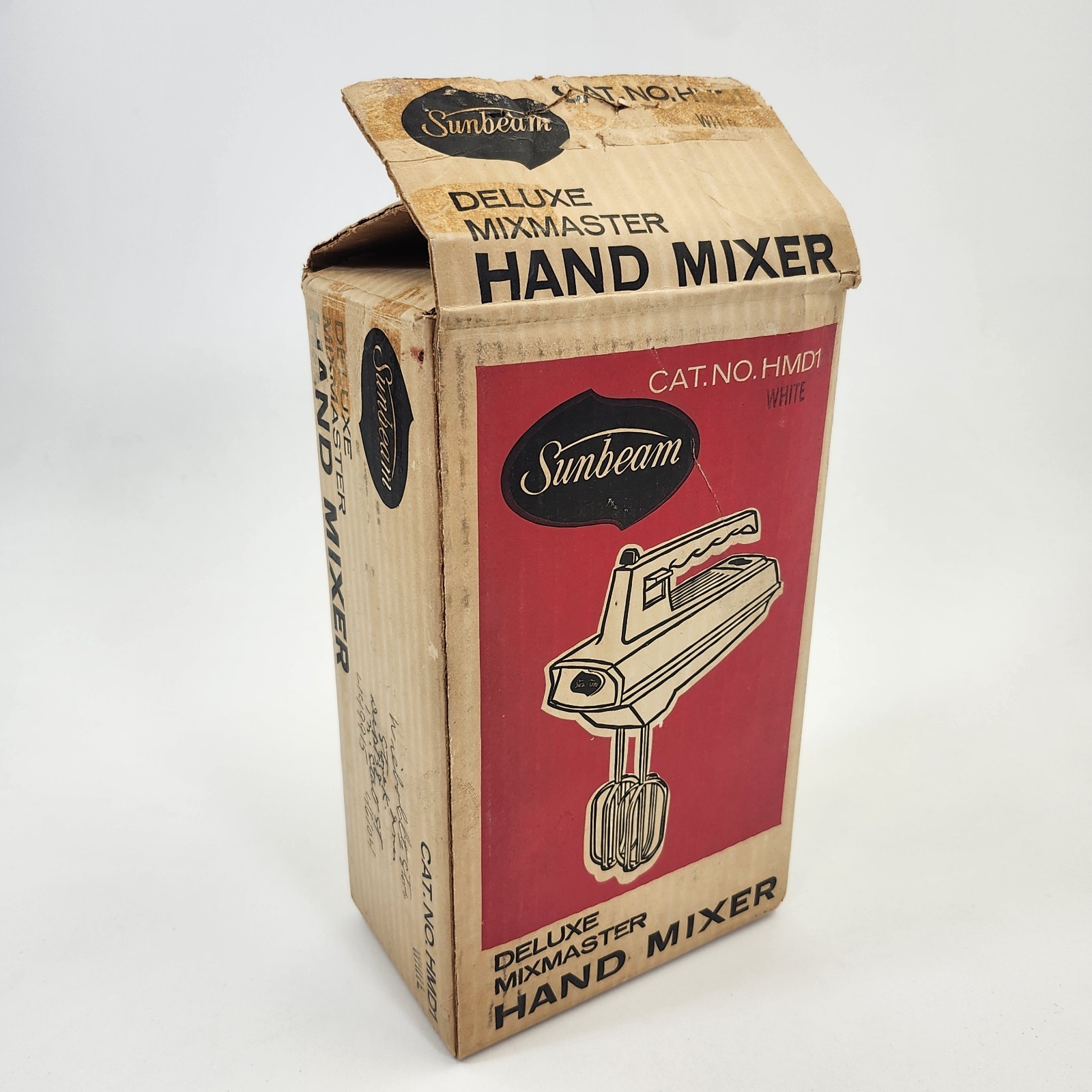 Sunbeam Mixmaster Hand Mixer HMD1 Vintage New NOS White Retro Box Retro No Cord Sunbeam Mixmaster Hand Mixer HMD1 Vintage New NOS White Retro Box Retro No Cord