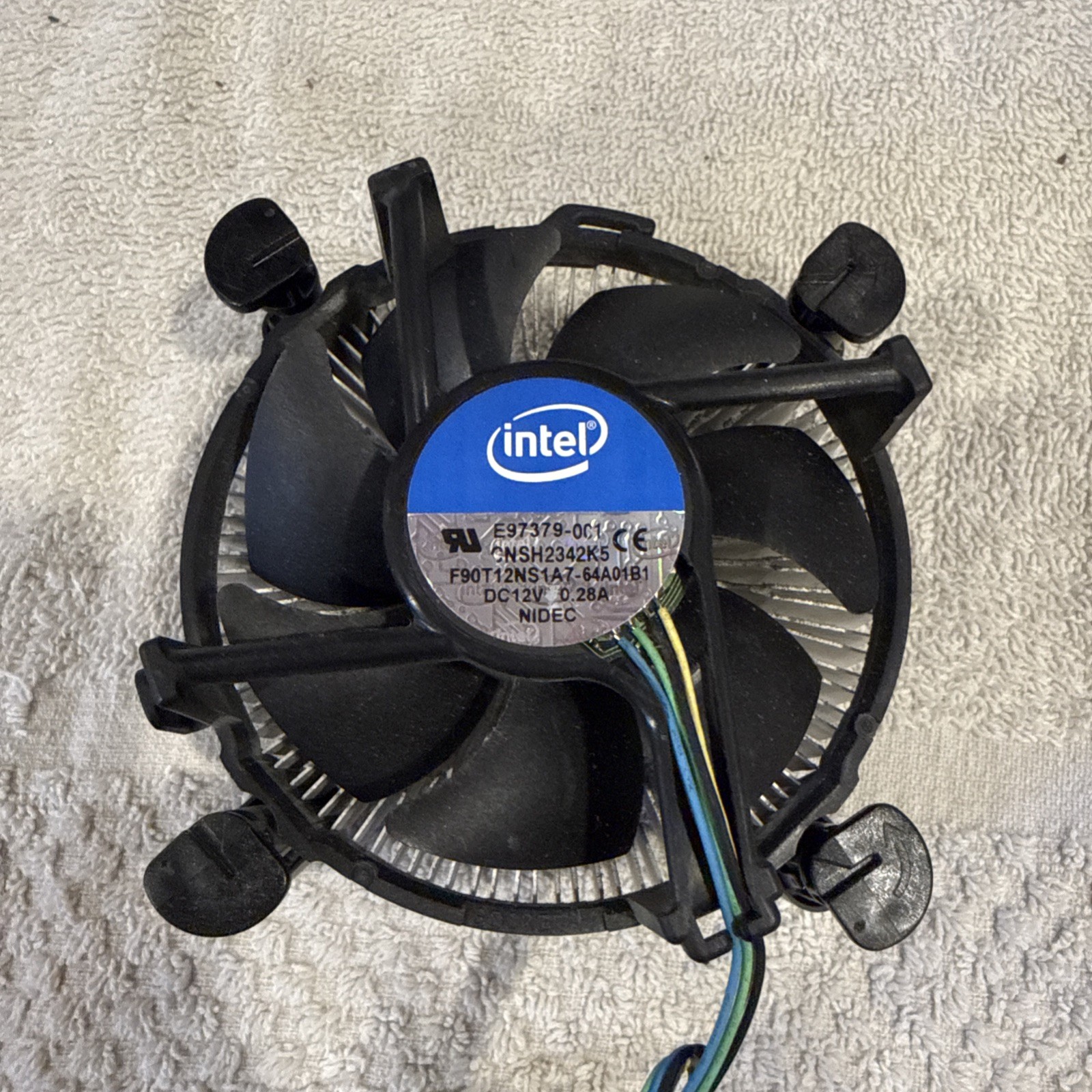 Used Intel Socket Heatsink Cooling Fan E97379-001 w/ Warranty & Used Intel Socket Heatsink Cooling Fan E97379-001 w/ Warranty &