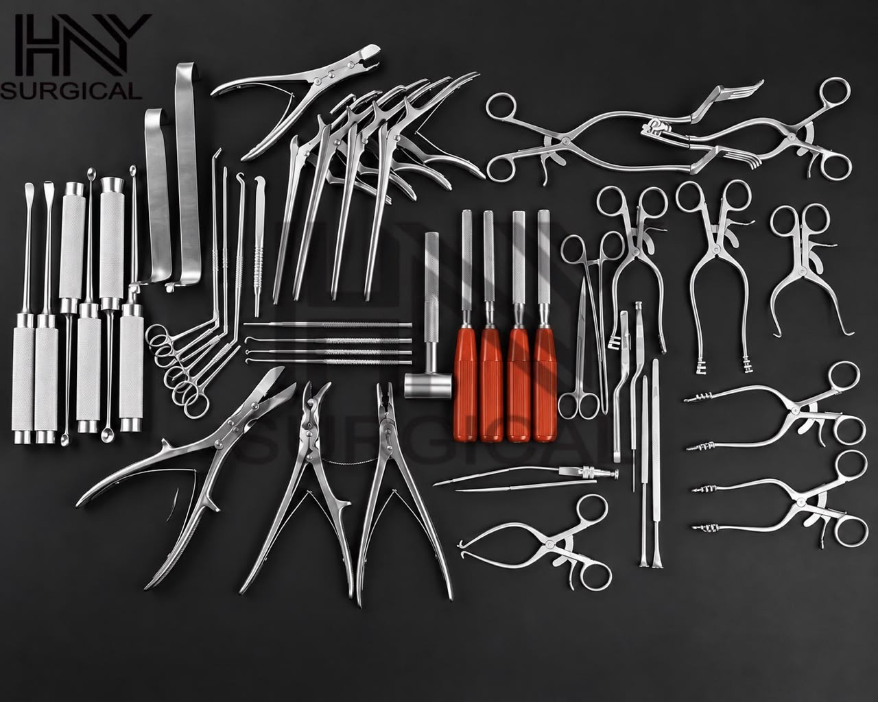 Spine Laminectomy Set 45 Pcs Complete Orthopedic Surgical Instruments set