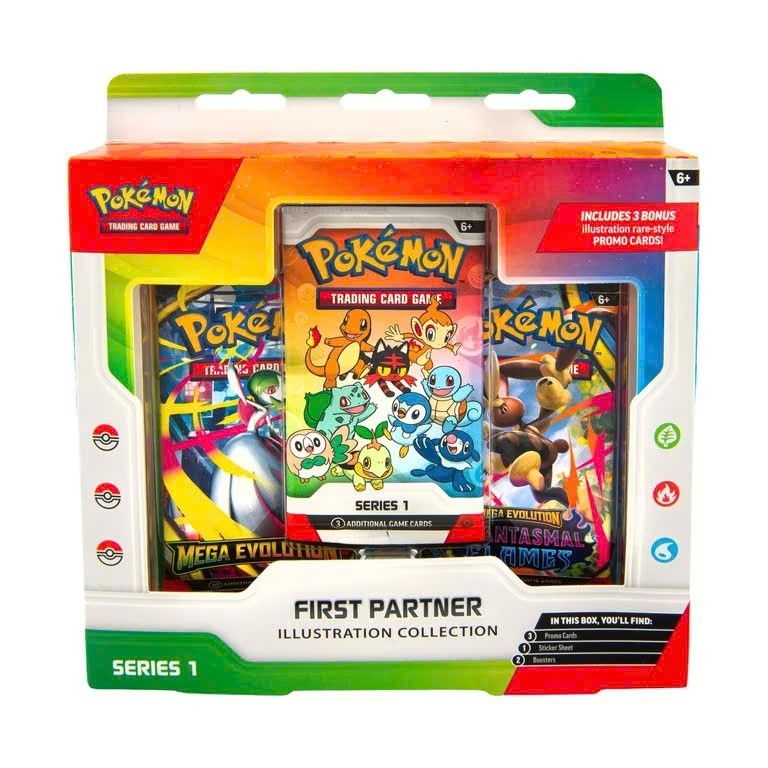 Pokemon TCG First Partner Illustration Collection Series 1 Rare Sealed Pokemon TCG First Partner Illustration Collection Series 1 Rare Sealed