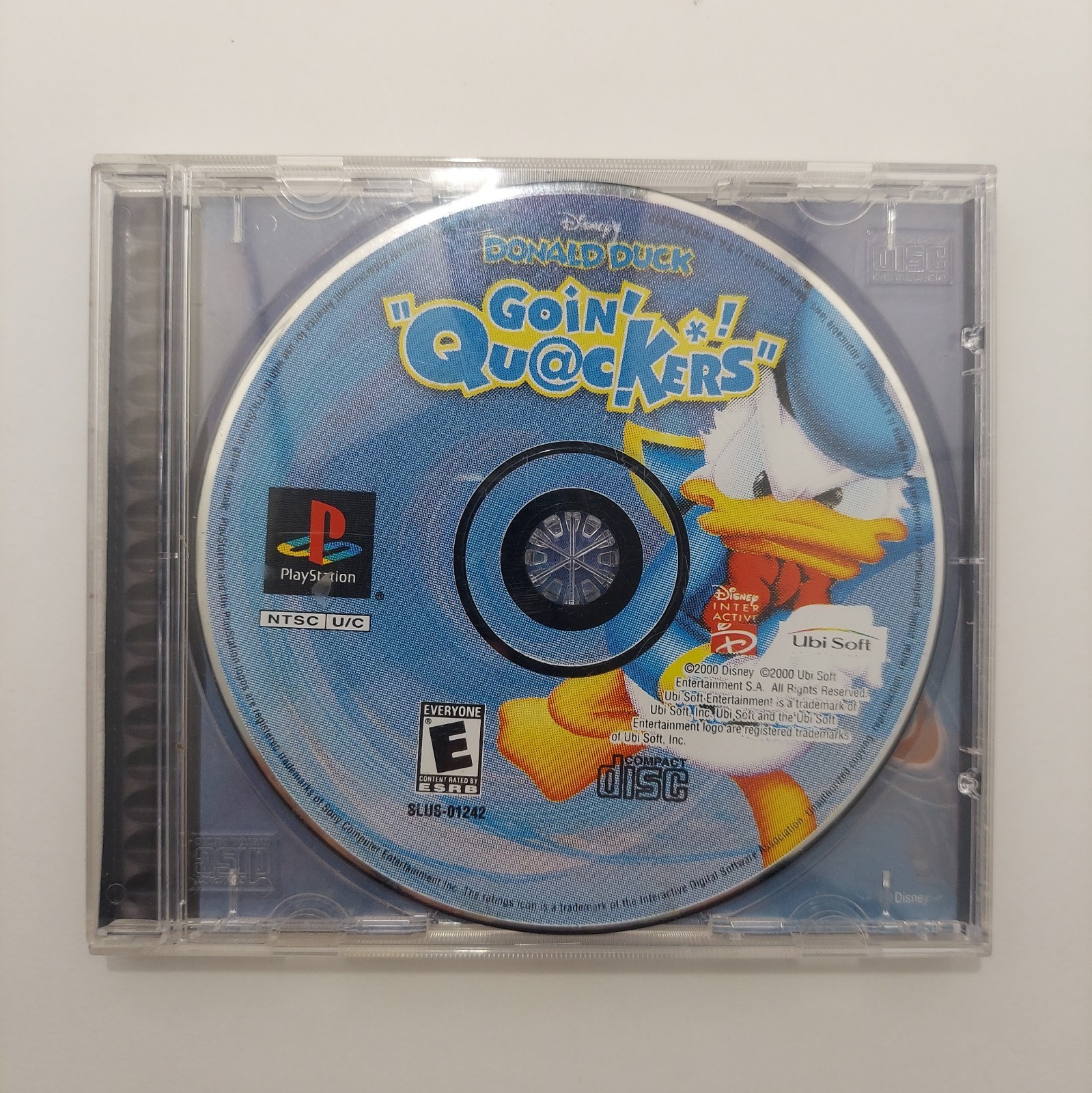 Disney\'s Donald Duck: Goin\' Quackers (Sony PlayStation 1, 2000)Disc And Back Art Disney\'s Donald Duck: Goin\' Quackers (Sony PlayStation 1, 2000)Disc And Back Art