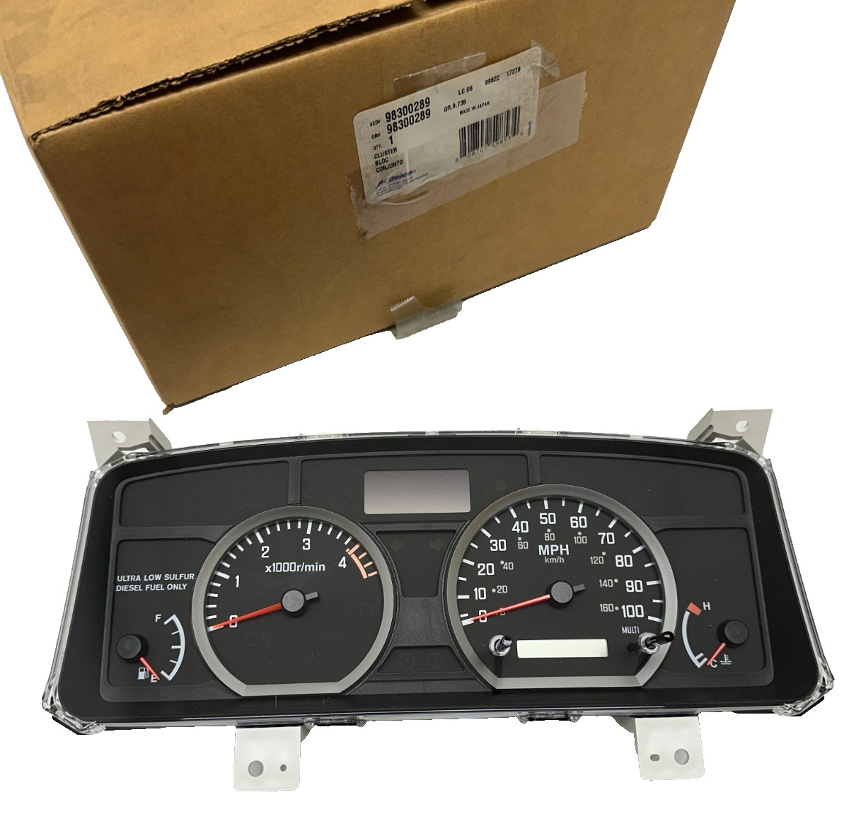 OEM 2012-2015 Isuzy NPR Diesel Speedometer Instrument Cluster New
