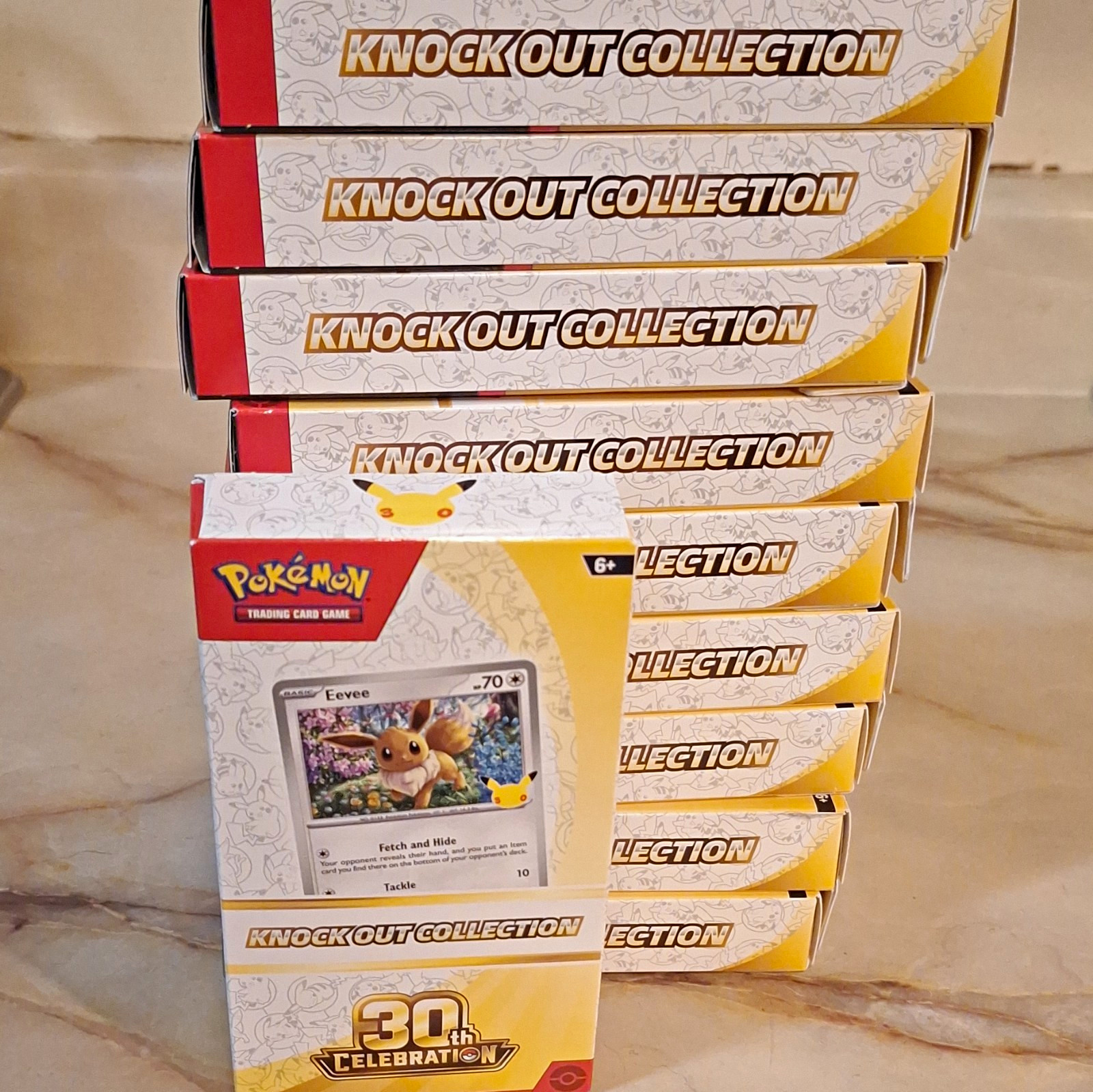 Pokémon Pokémon TCG Knock Out Collection 30th Celebration Eevee Pikachu 10lotbox Pokémon Pokémon TCG Knock Out Collection 30th Celebration Eevee Pikachu 10lotbox