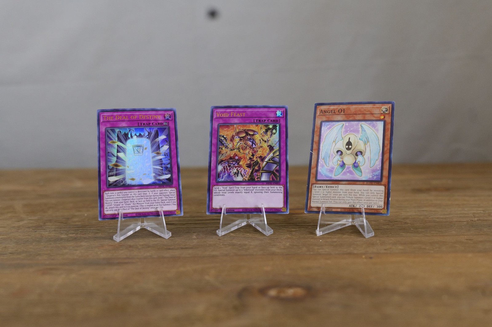 YuGiOh TCG Card Lot Deal Destiny Void Feast Angel Collectible