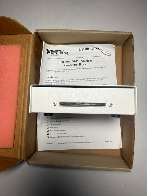 NEW SEALED National Instruments NI SCB-100 Shielded Connector Block 776990-01