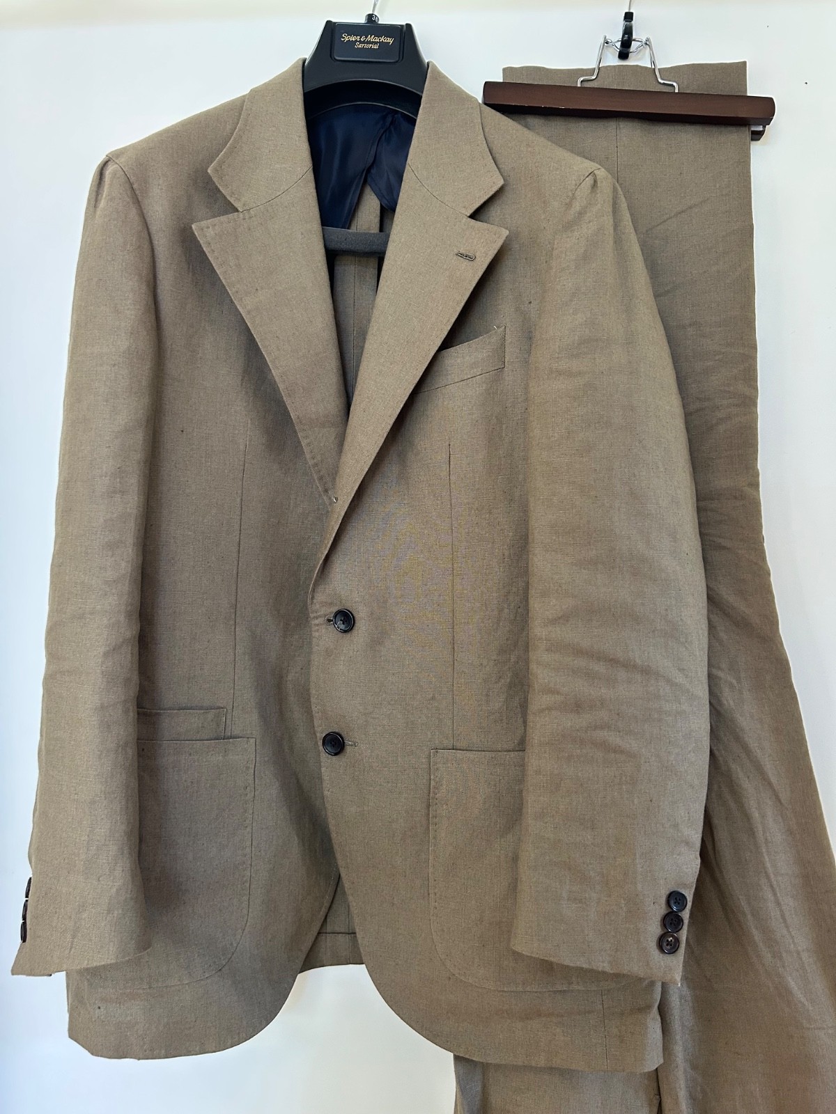 Spier and Mackay 38R Neo 2 Linen Suit Contemporary Fit