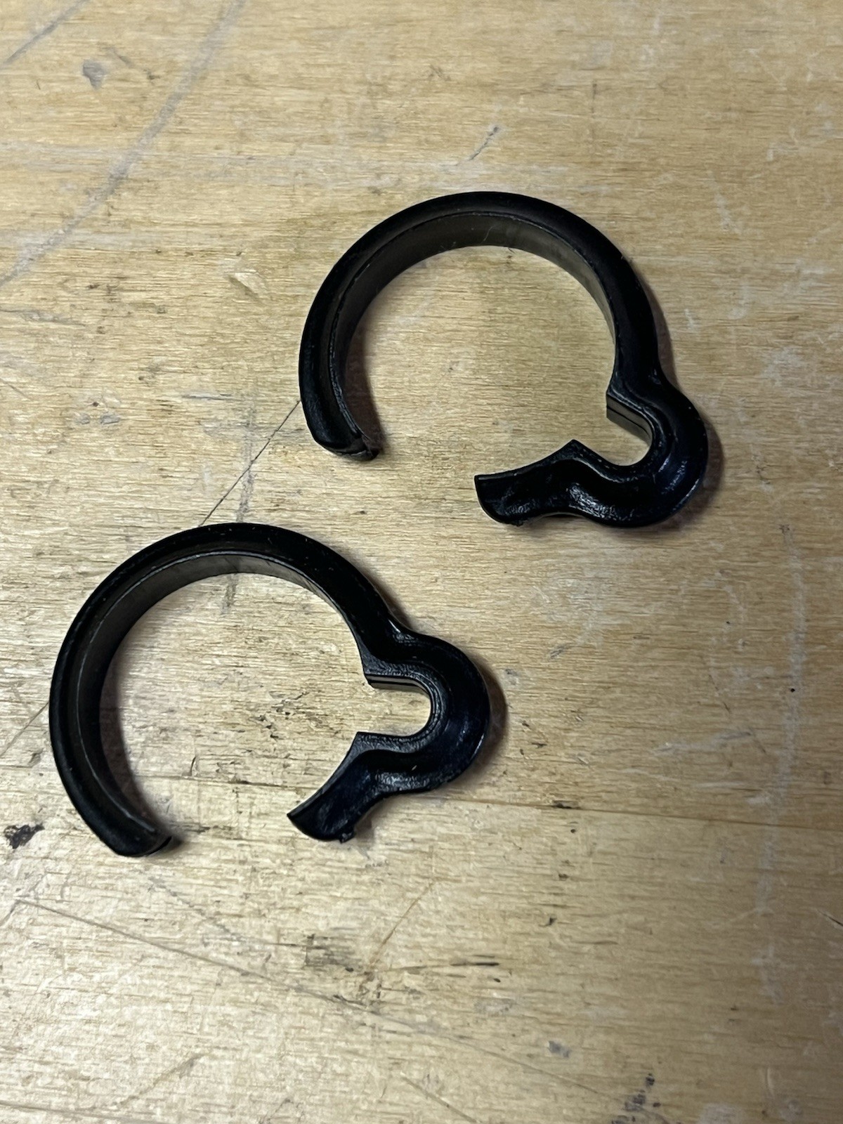 NOS Pair vtg Matex Japan Top Tube single Cable Guide Clip 25.4mm Old School BMX NOS Pair vtg Matex Japan Top Tube single Cable Guide Clip 25.4mm Old School BMX